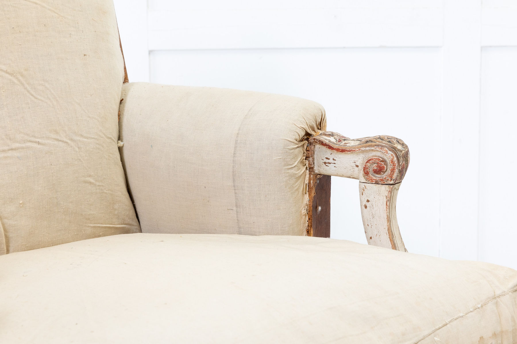 Pair of 19th Century French Painted Armchairs