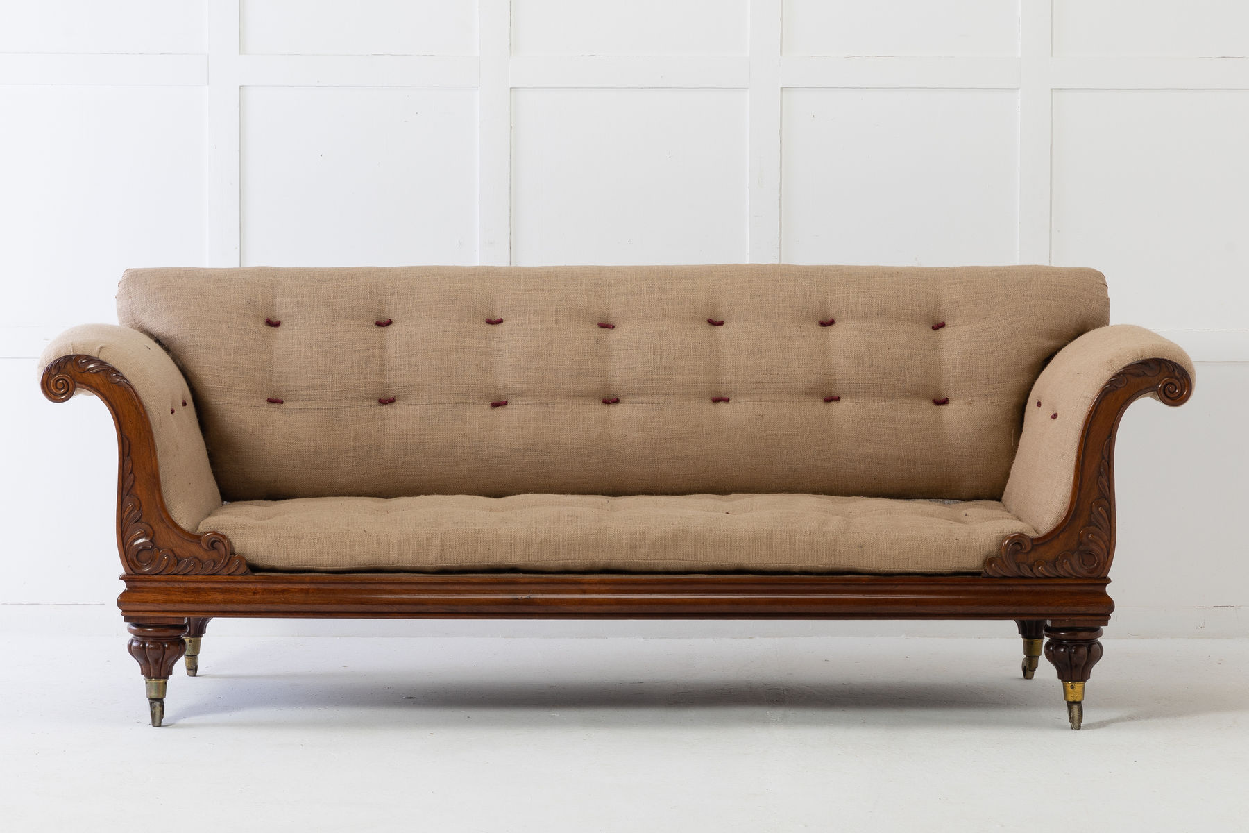 Large 19th Century Regency English Country House Sofa