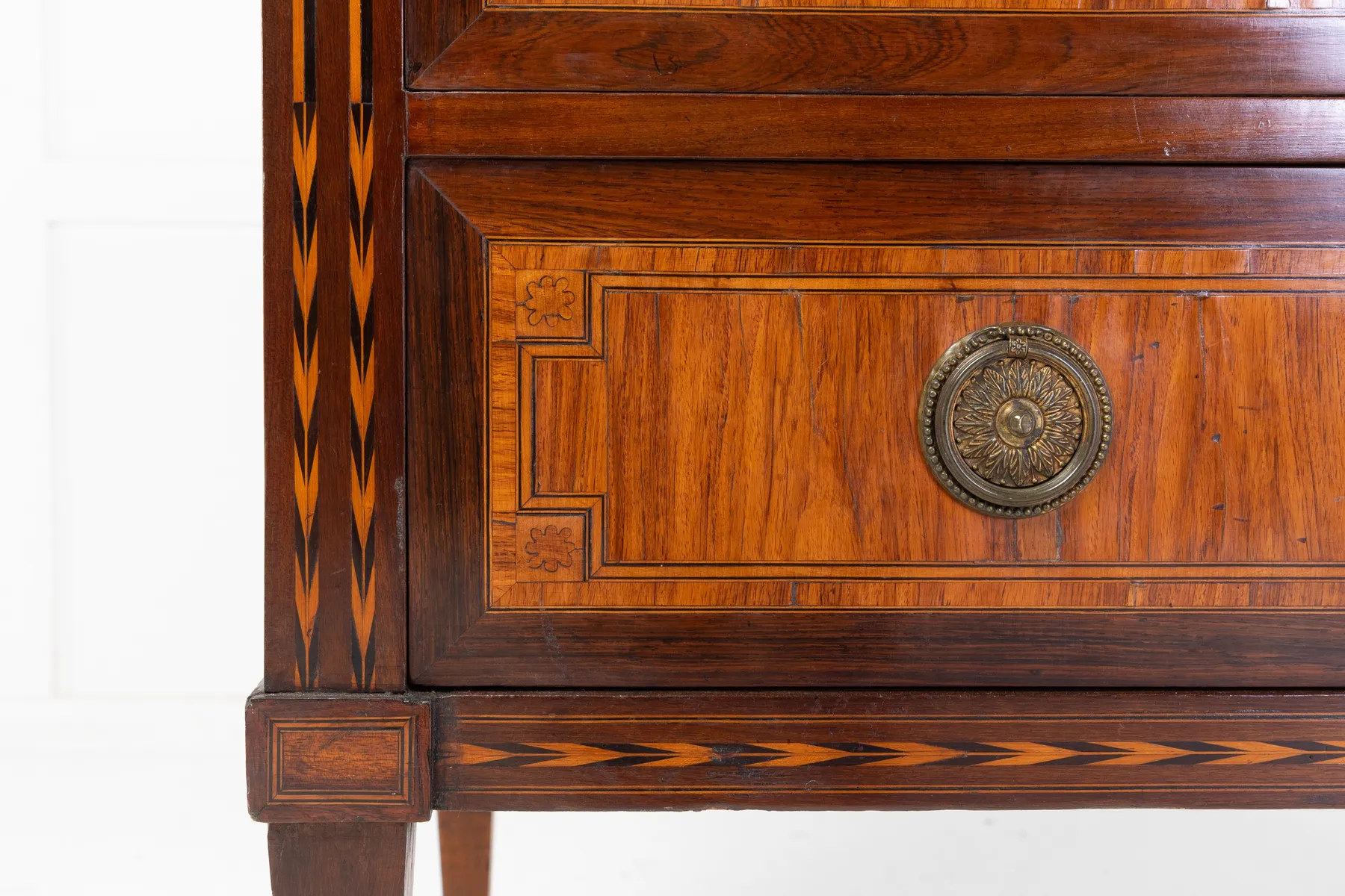SOLD, 18th Century French Kingwood and Tulip Commode