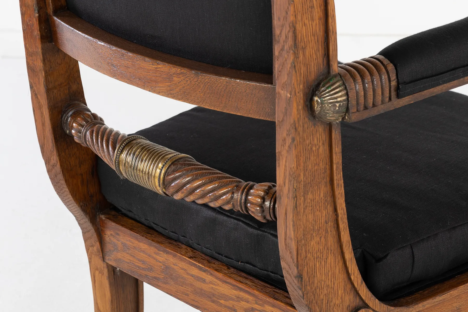 SOLD, 19th Century Regency Oak Armchair (in the manner of) George Bullock