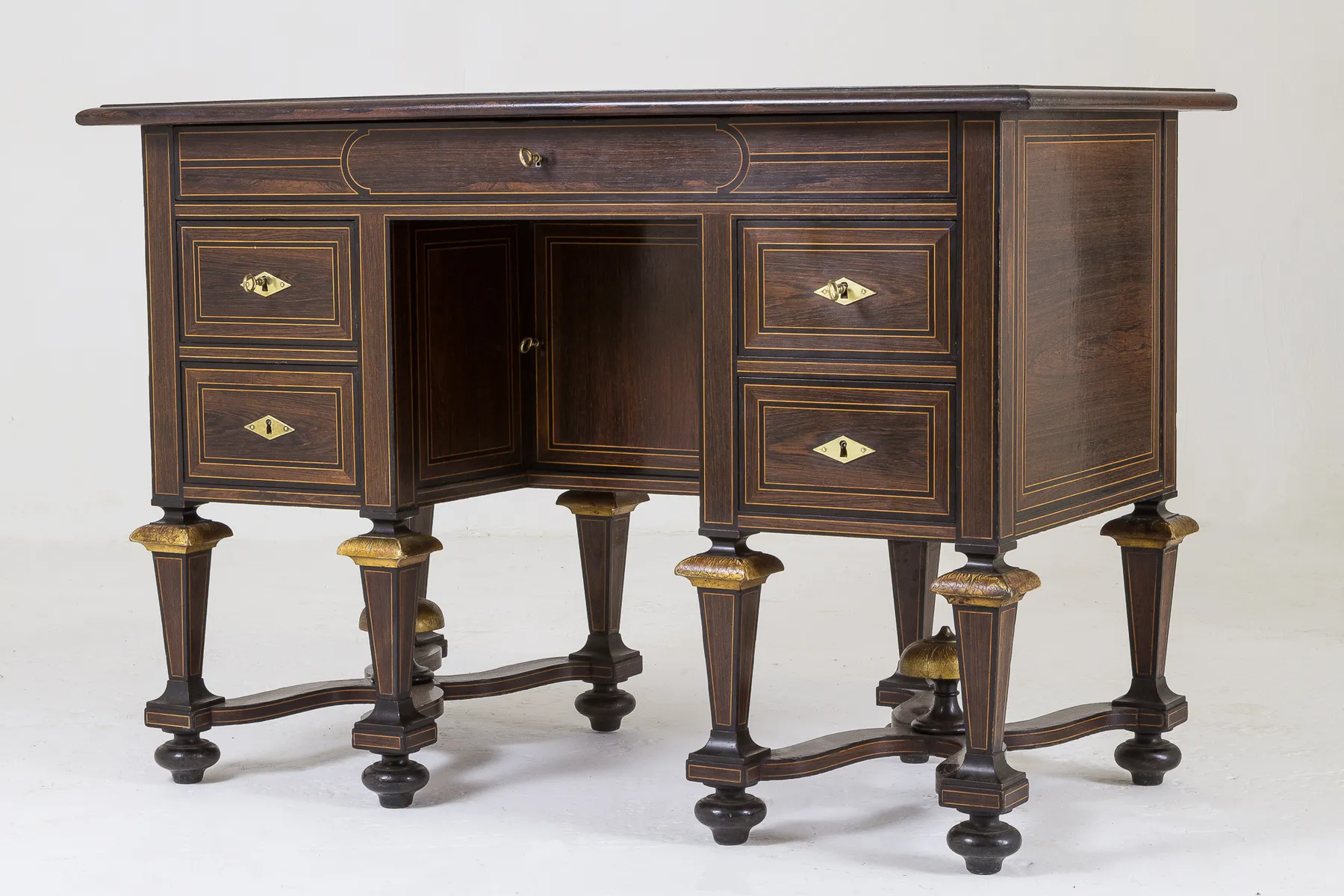 Rosewood Kneehole Desk