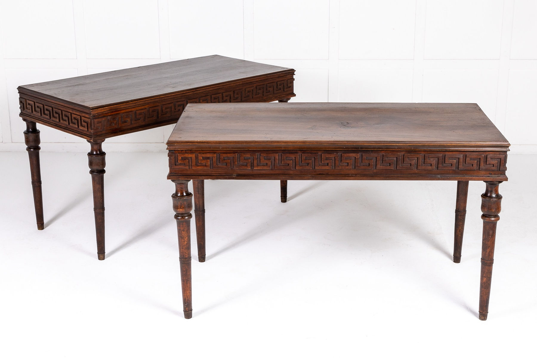 Pair of 18th Century Walnut Console Tables