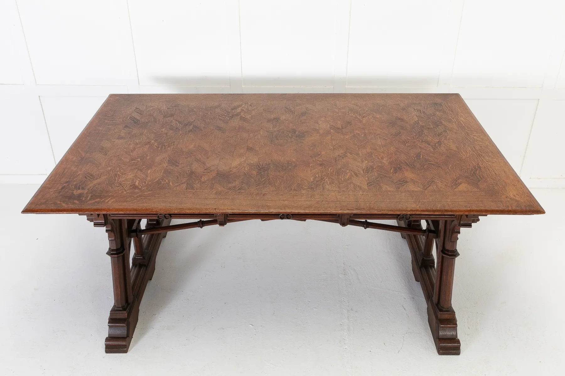 Large 19th Century Gothic Desk