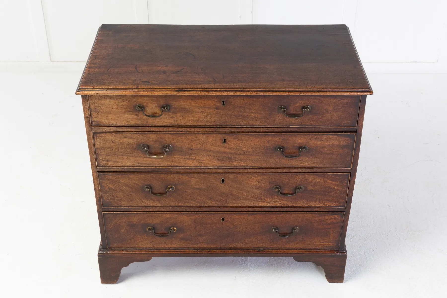 SOLD, 18th Century English Mahogany Chest of Drawers
