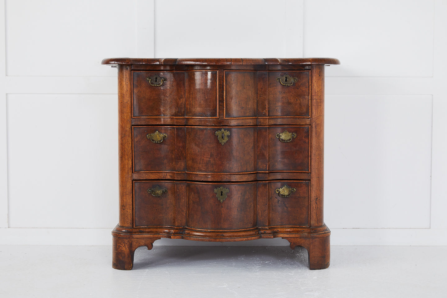 SOLD, Late 19th Century Dutch Burr Walnut Commode