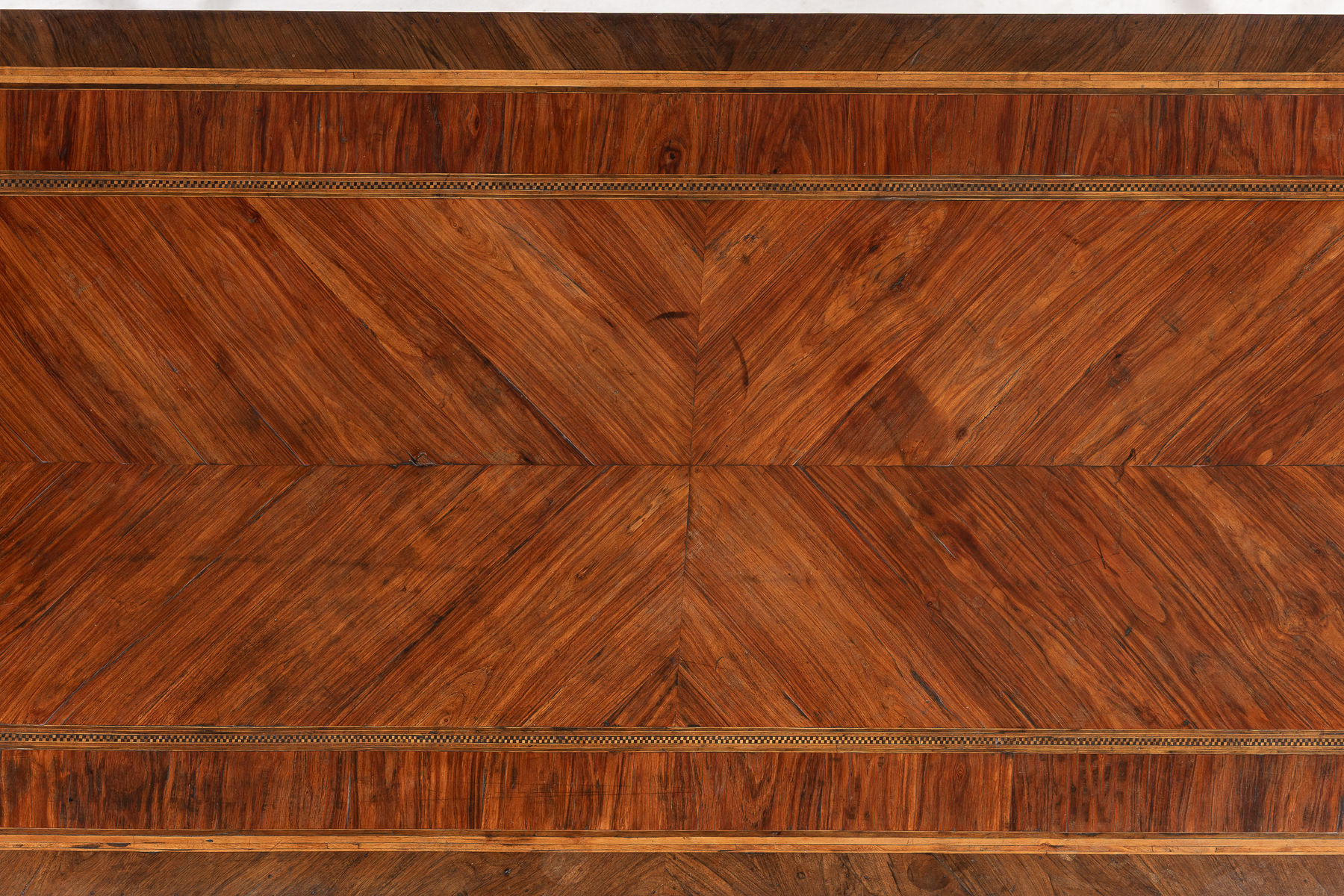 Pair of 18th Century Italian Kingwood and Walnut Console Tables