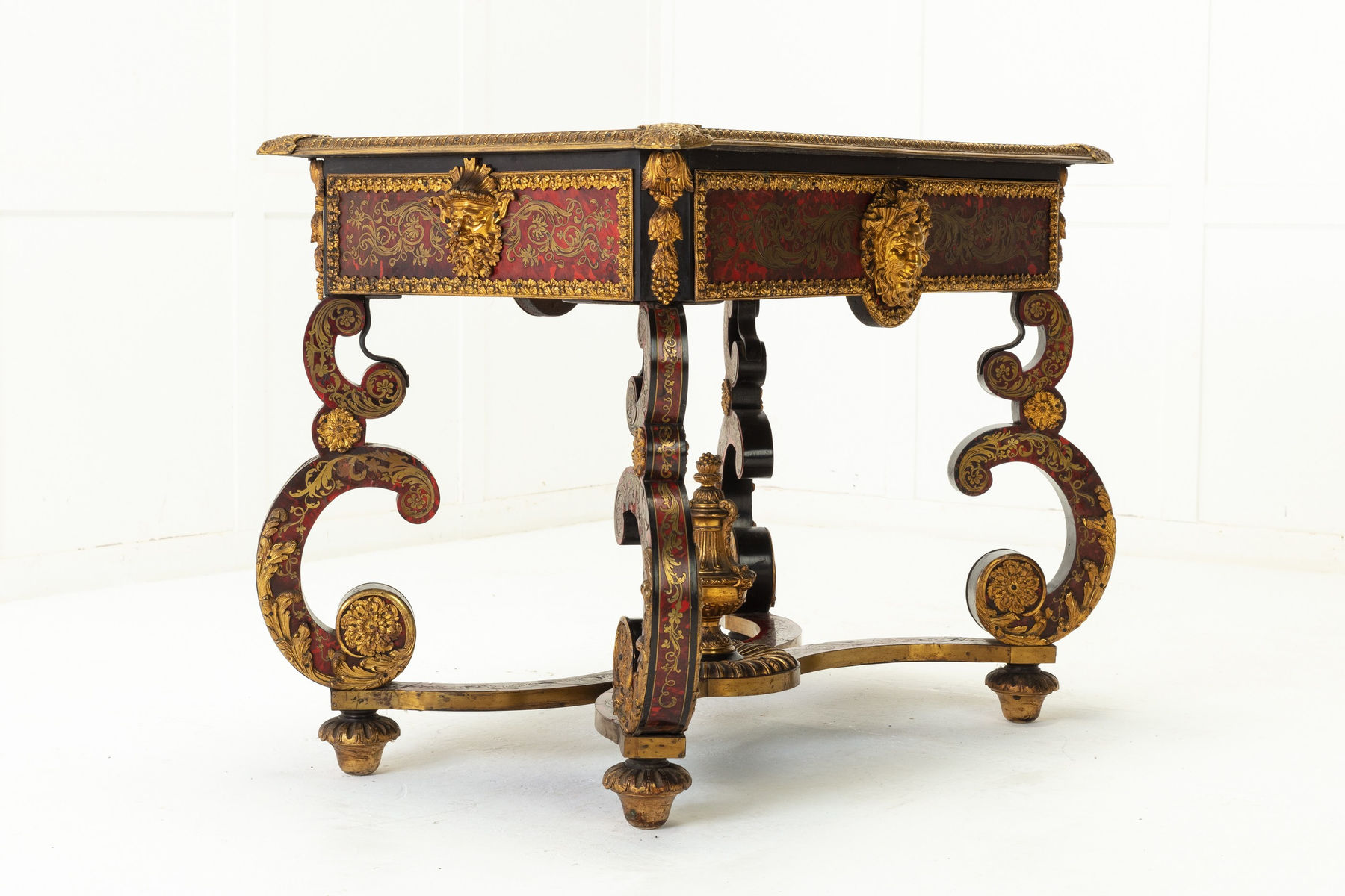 SOLD, 19th Century French Boulle Bureau Plat