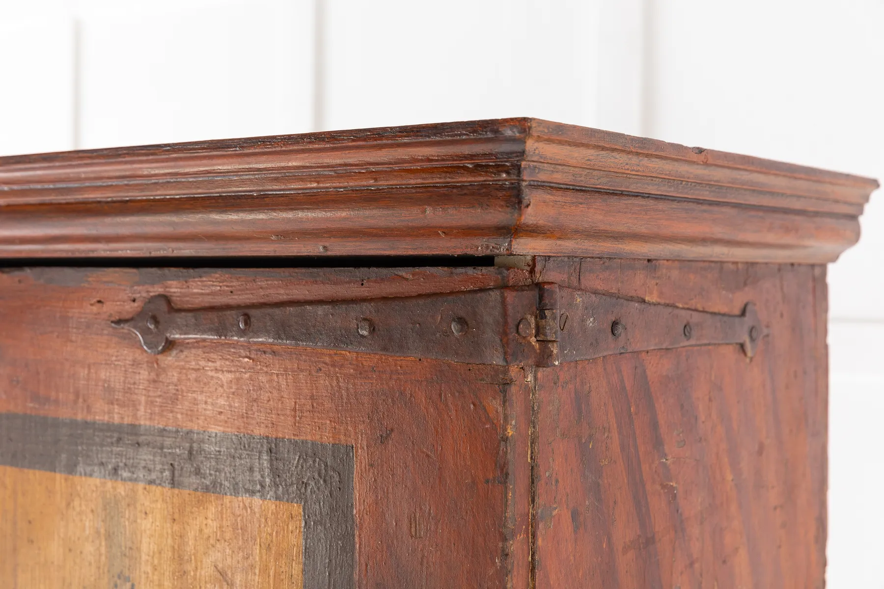 SOLD, 18th Century Spanish Painted Cabinet