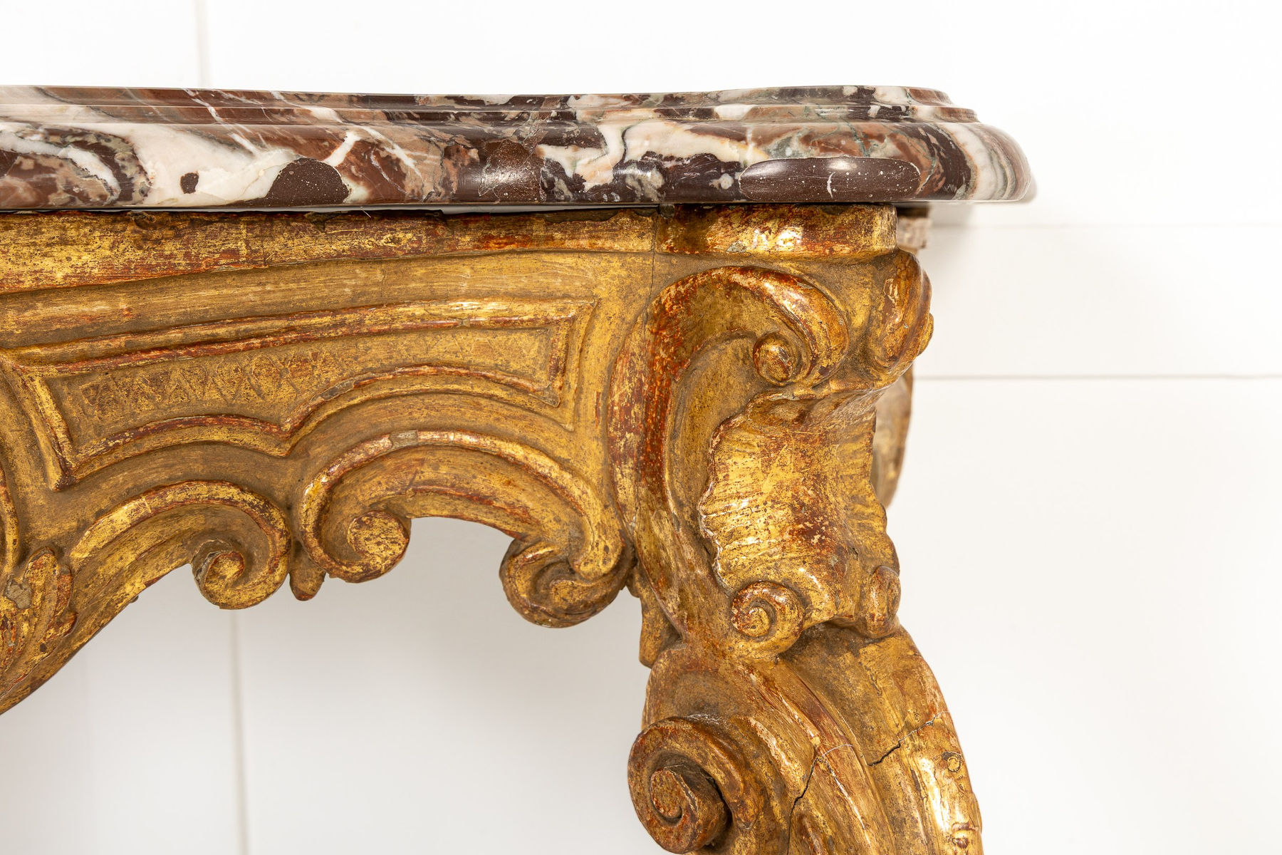 Small 18th Century Giltwood Console Table