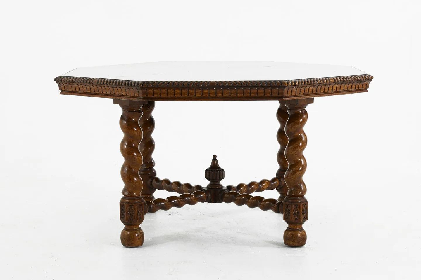 Large 19th Century English Oak Octagonal Centre Table
