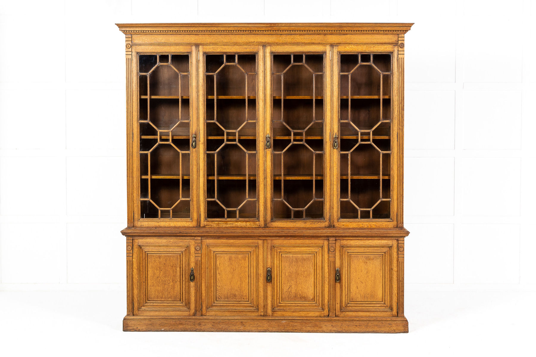 19th Century English Oak Bookcase by James Shoolbred
