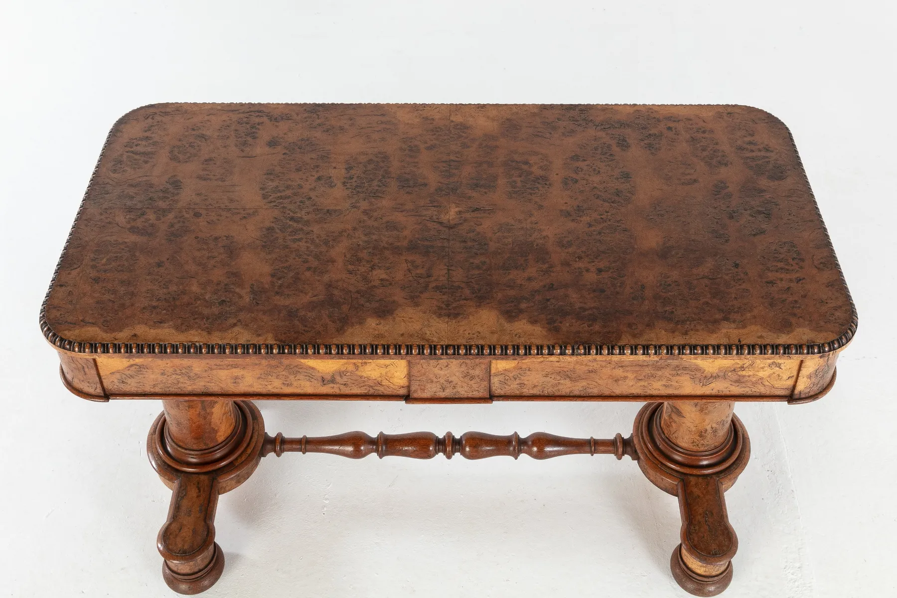 SOLD, 19th Century Pollard Oak Writing Table
