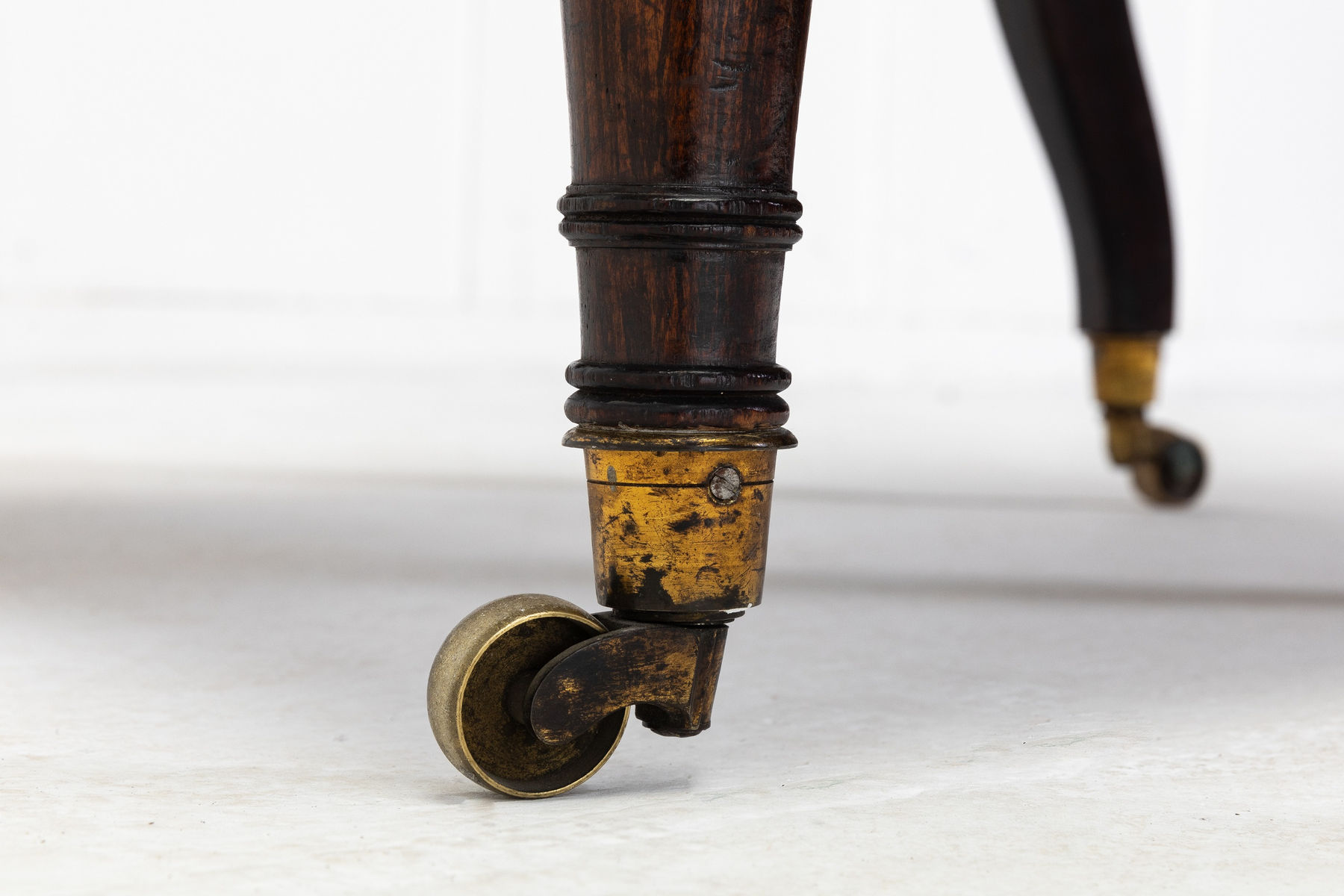 Pair of Large 19th Century English Simulated Rosewood Armchairs
