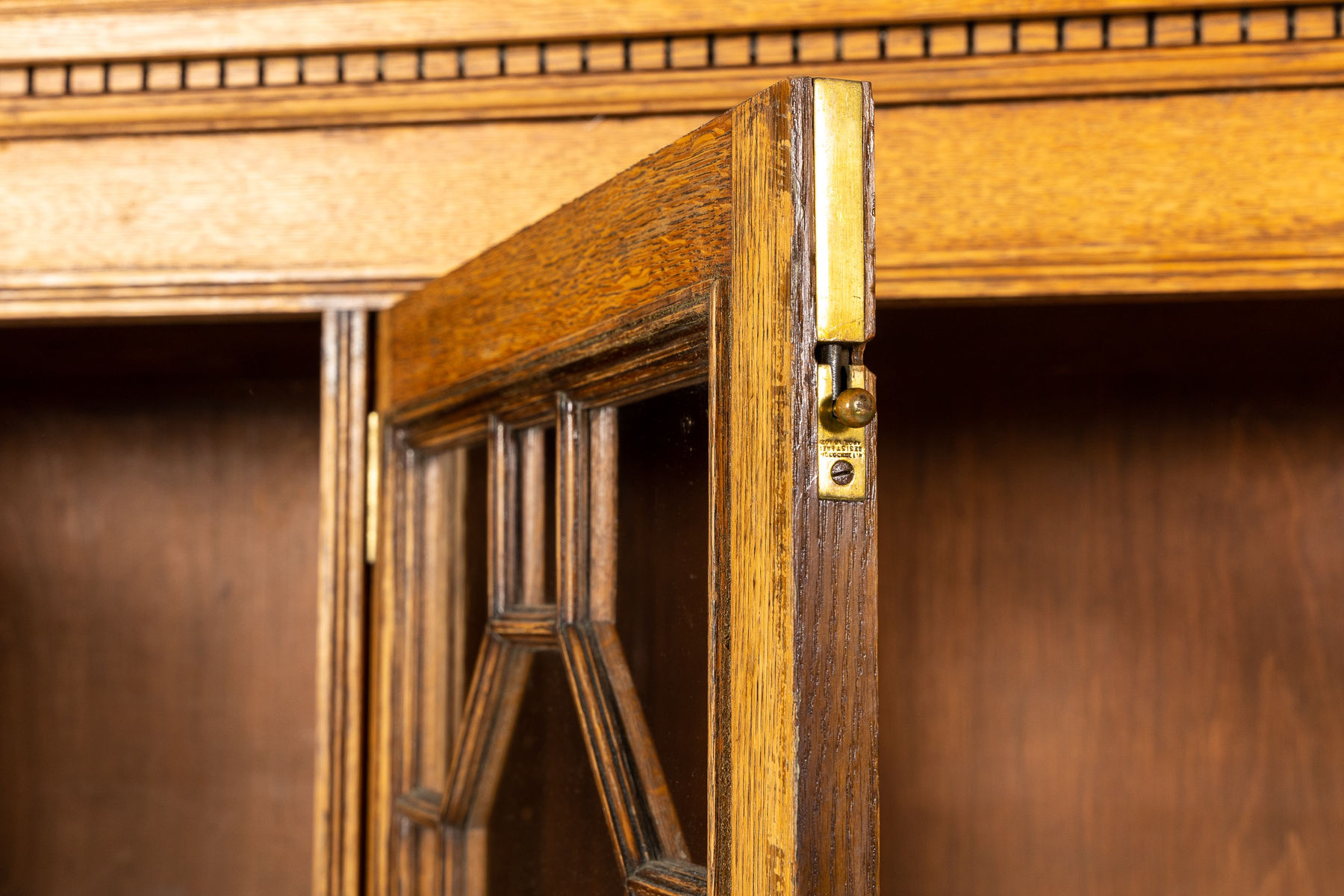 19th Century English Oak Bookcase by James Shoolbred
