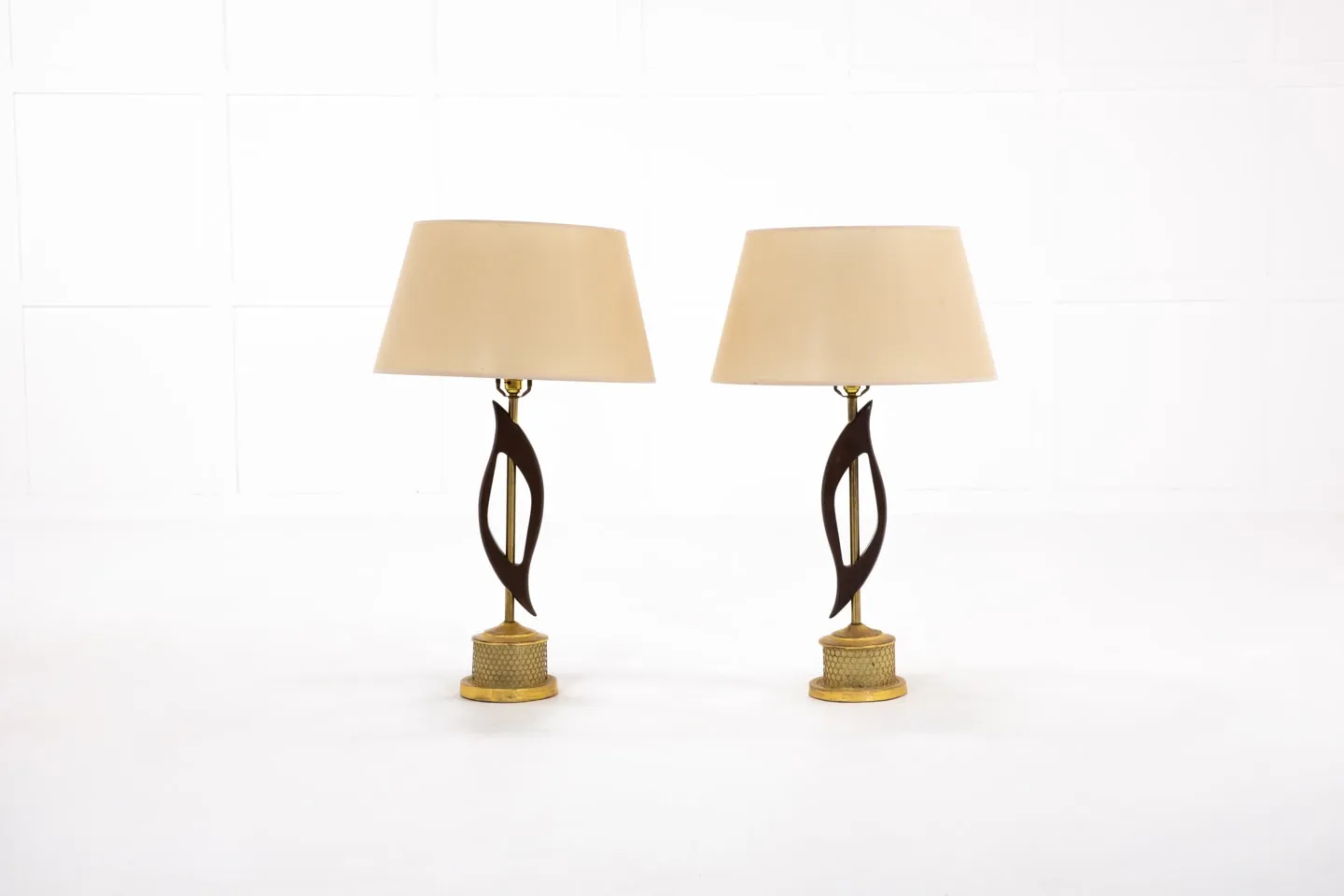 Pair Of 1960s American Lamps