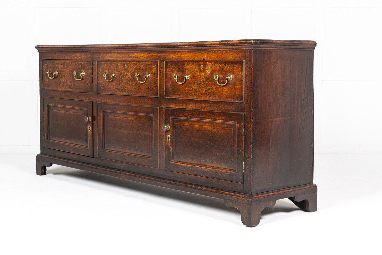 18th Century English Oak Dresser Base