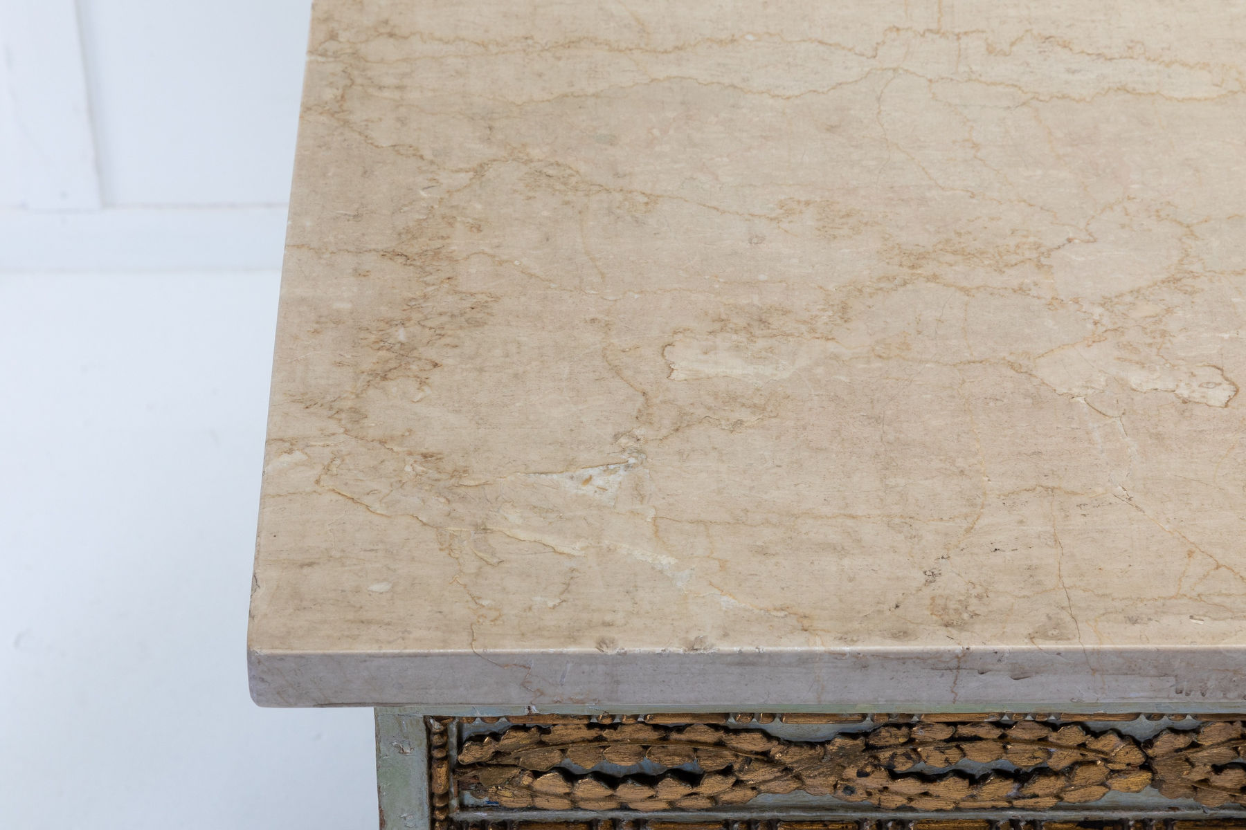 SOLD, 18th Century Italian Gilt and Paint Console Table