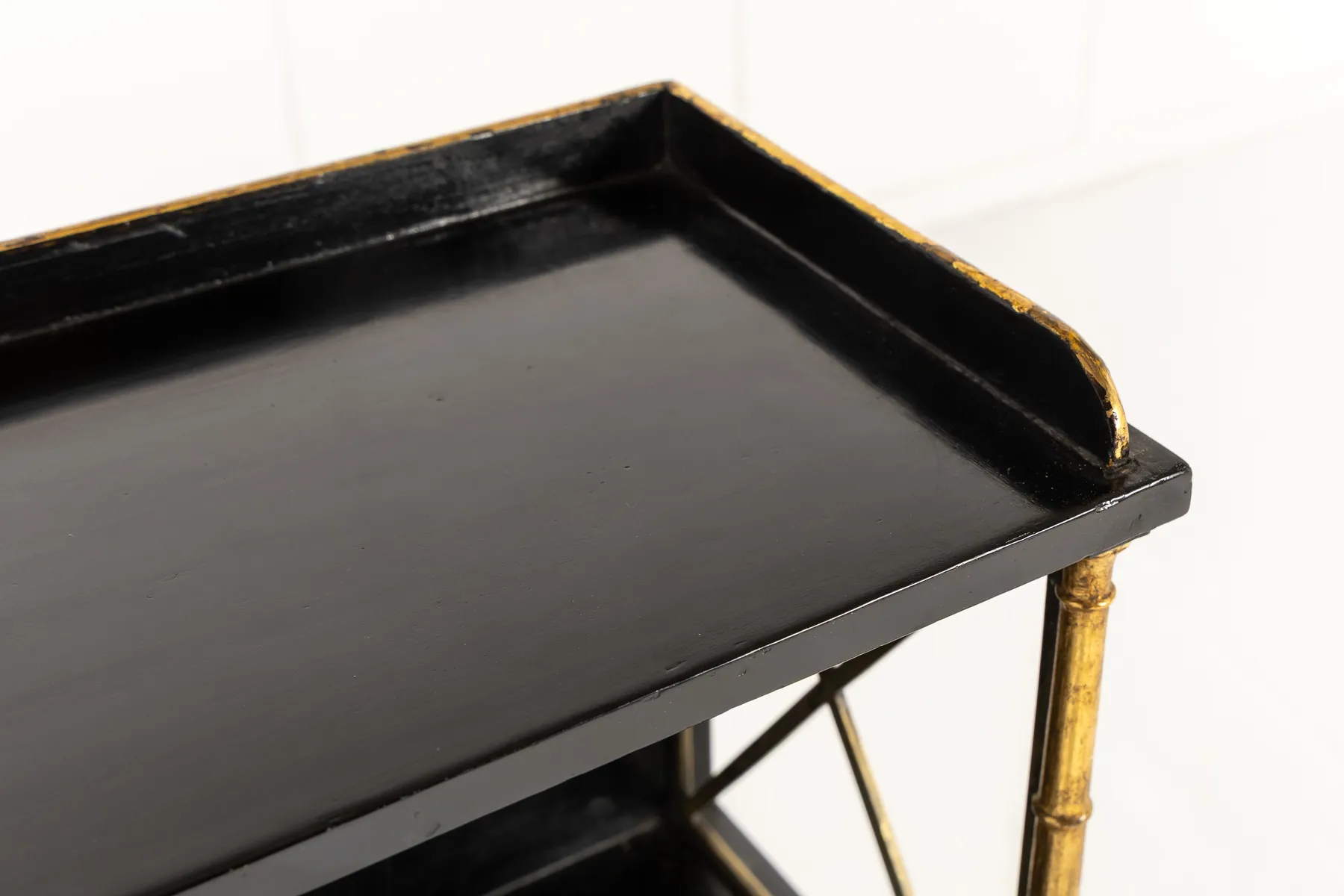 19th Century English Regency Ebonised Cabinet