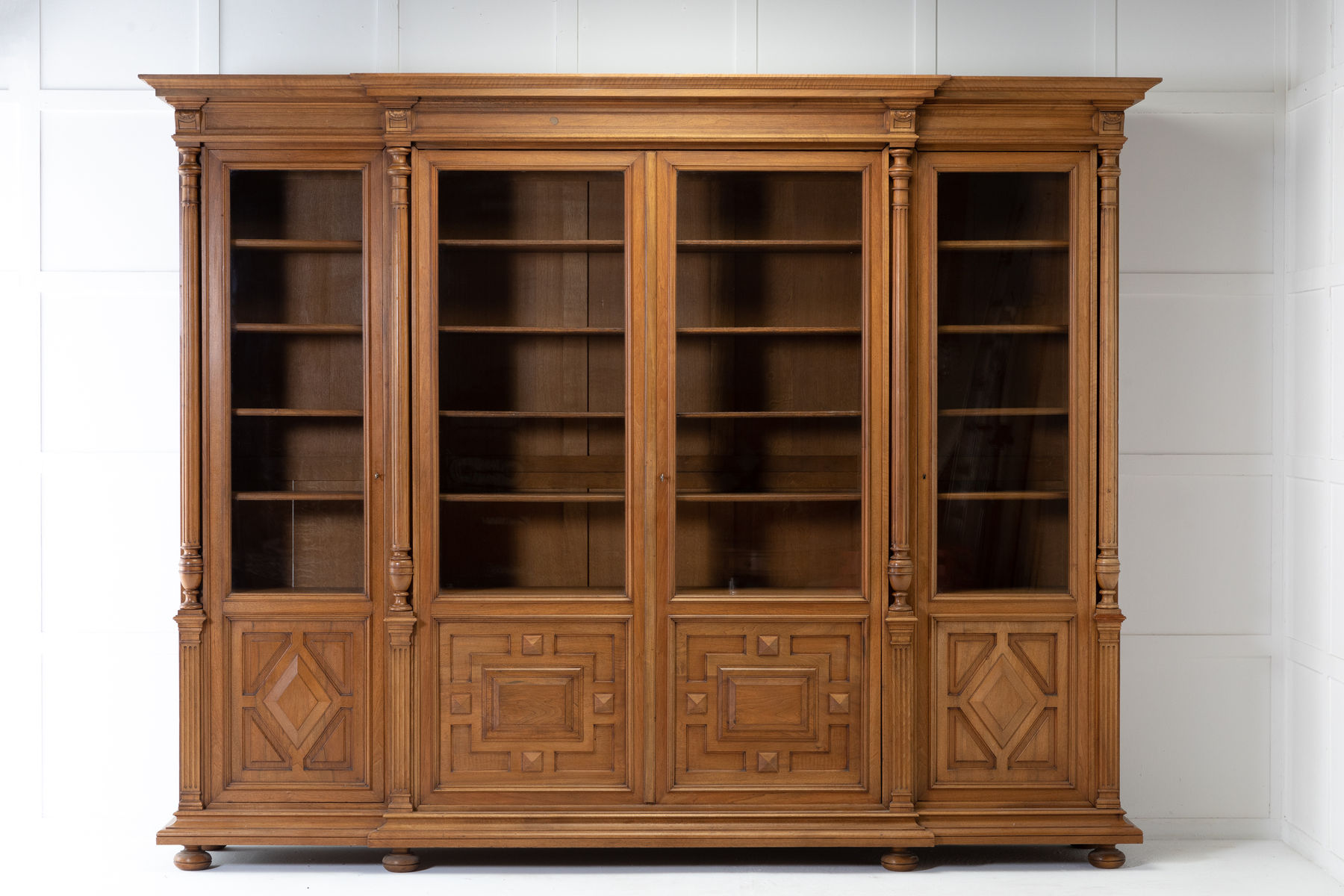 Large 19th Century Oak Bookcase