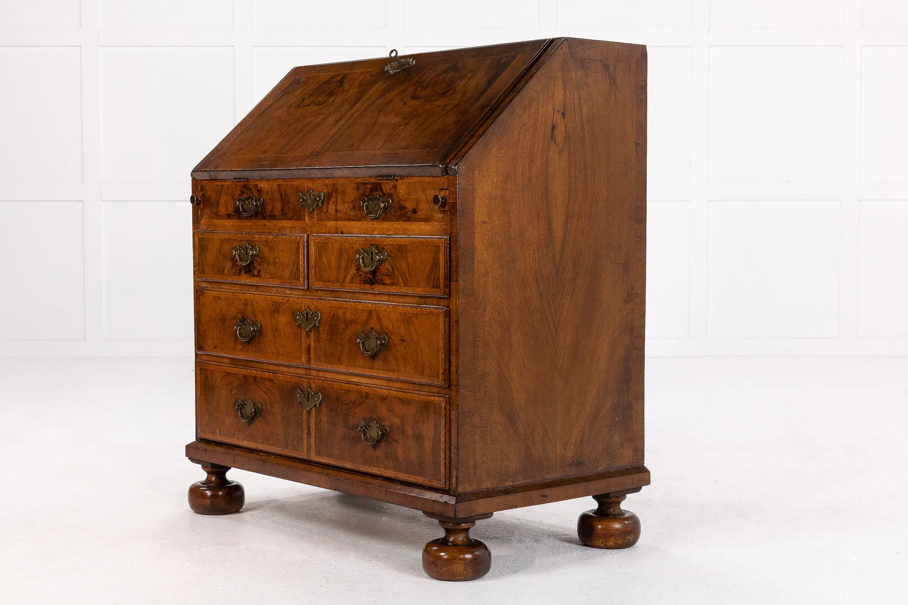 Early 18th Century Queen Anne Walnut Bureau