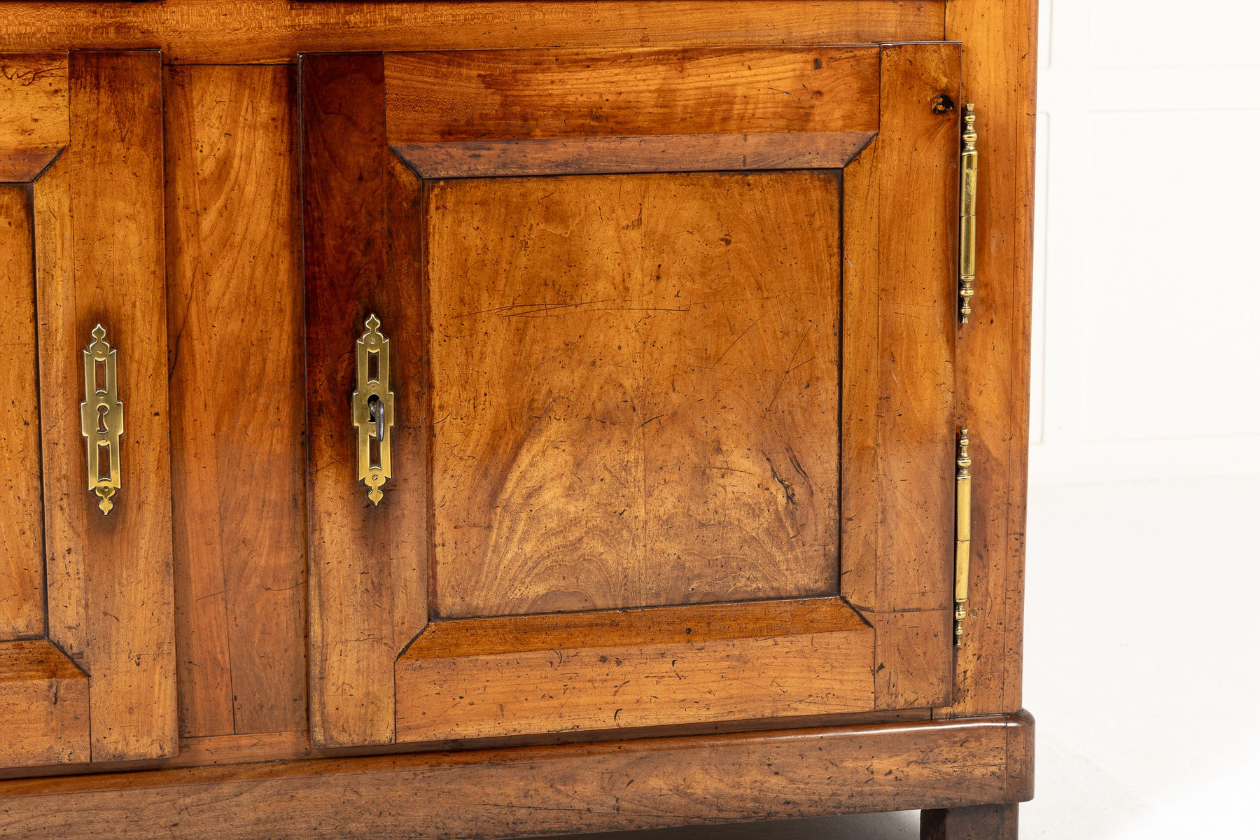 18th Century French Cherry Wood Buffet Deux Corps