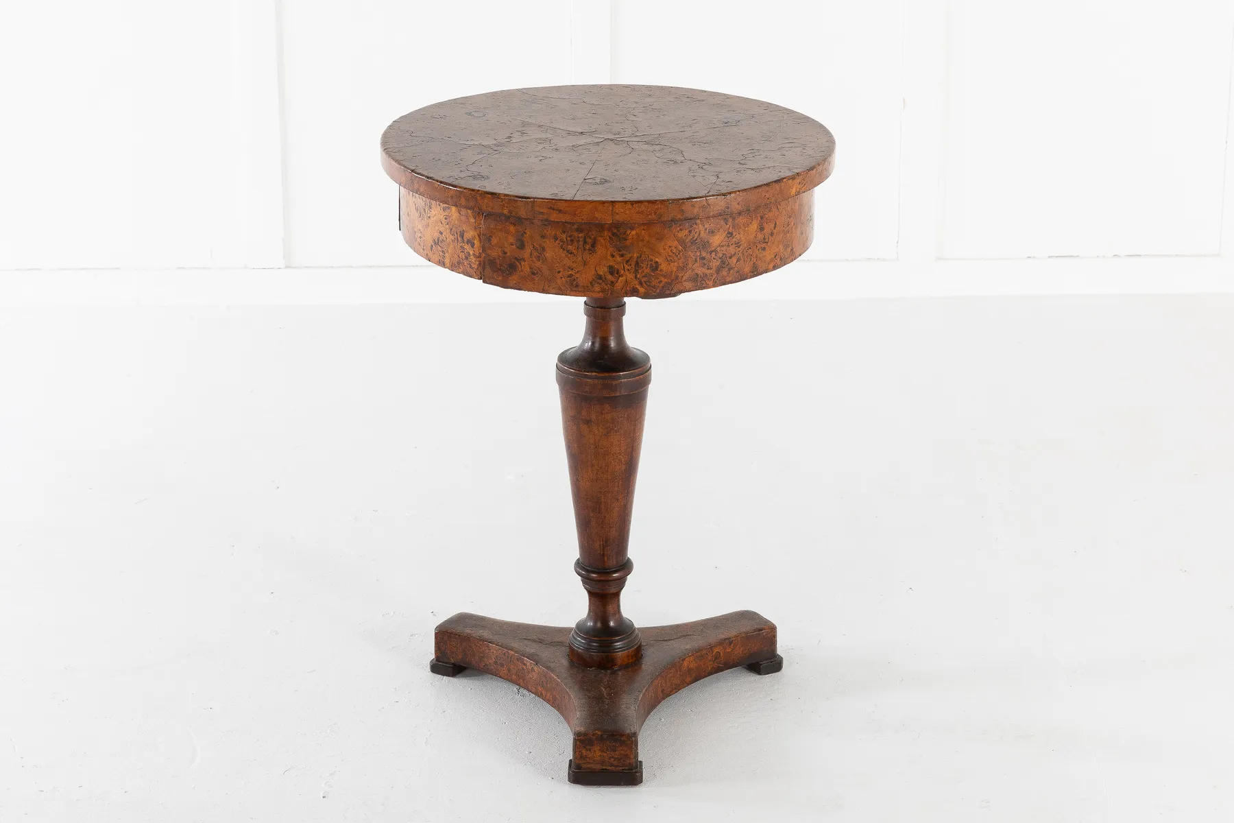 SOLD, Early 19th Century Italian Burr Oak Guéridon