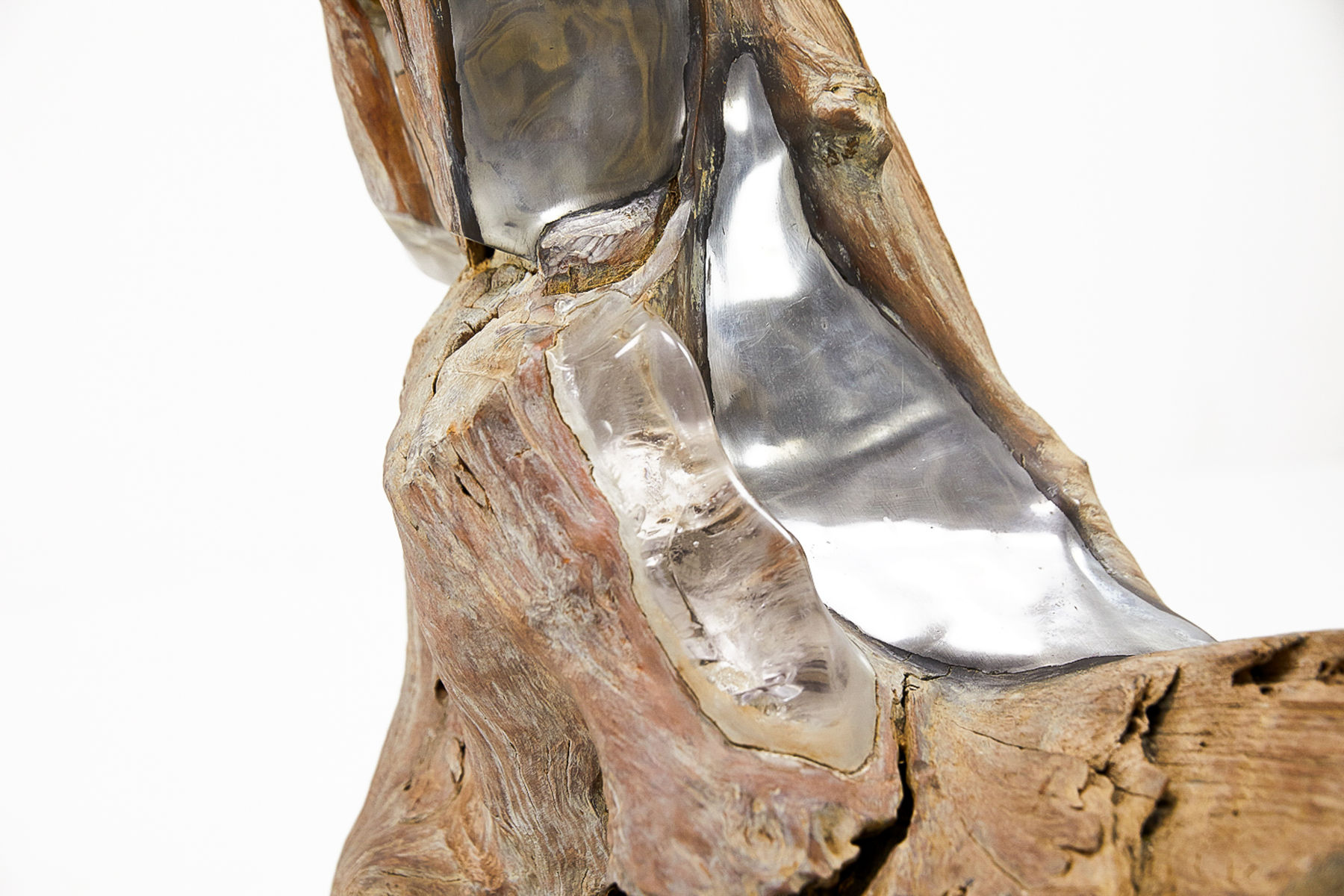 Huge 1970s Driftwood Tree Sculpture