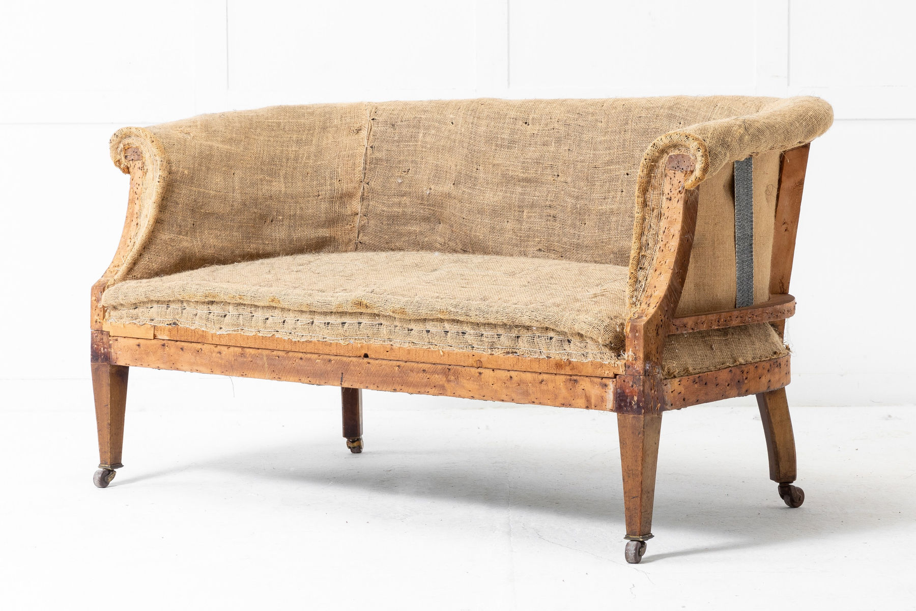 Small 19th Century English Mahogany Sofa