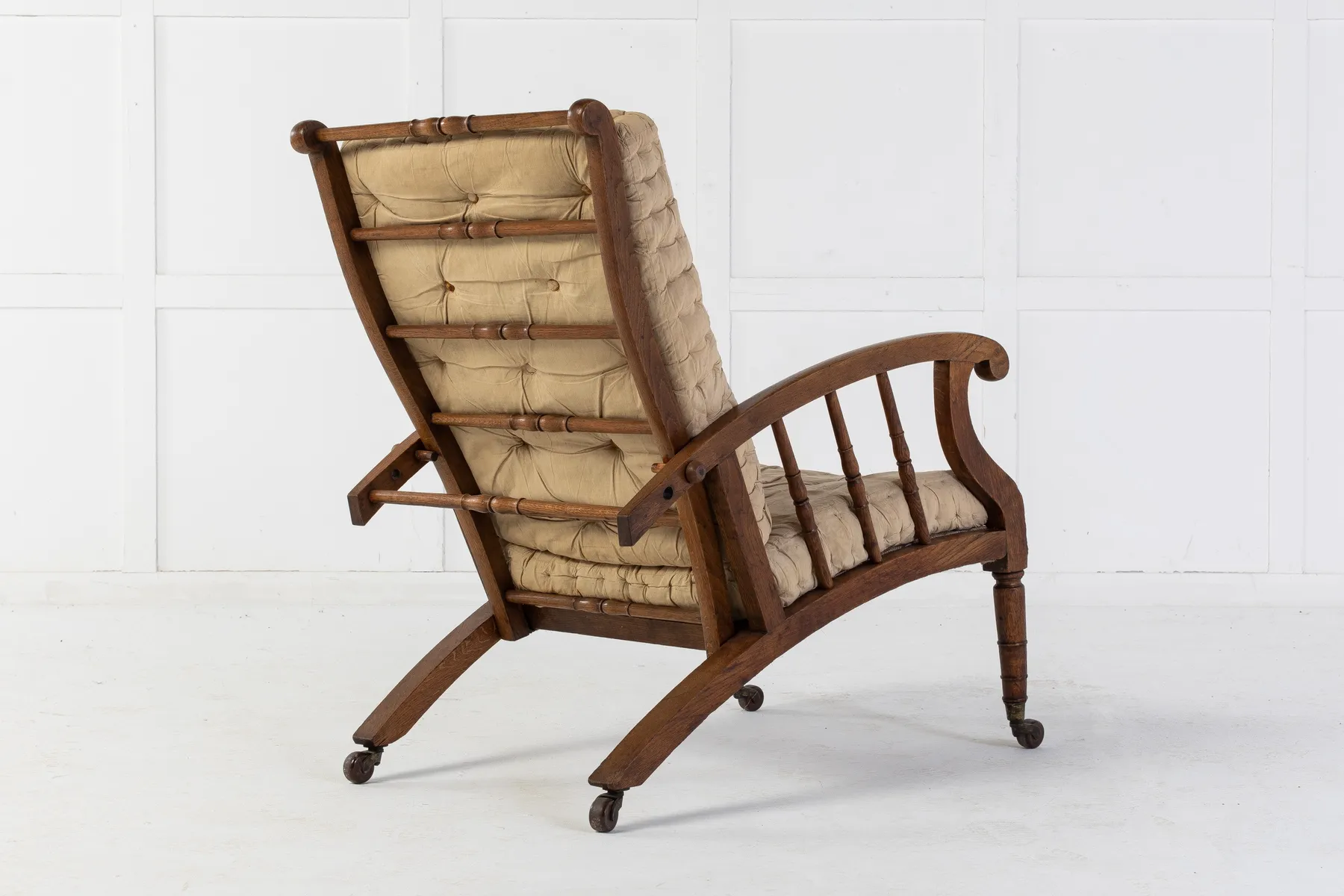 SOLD, 19th Century English Beech Armchair