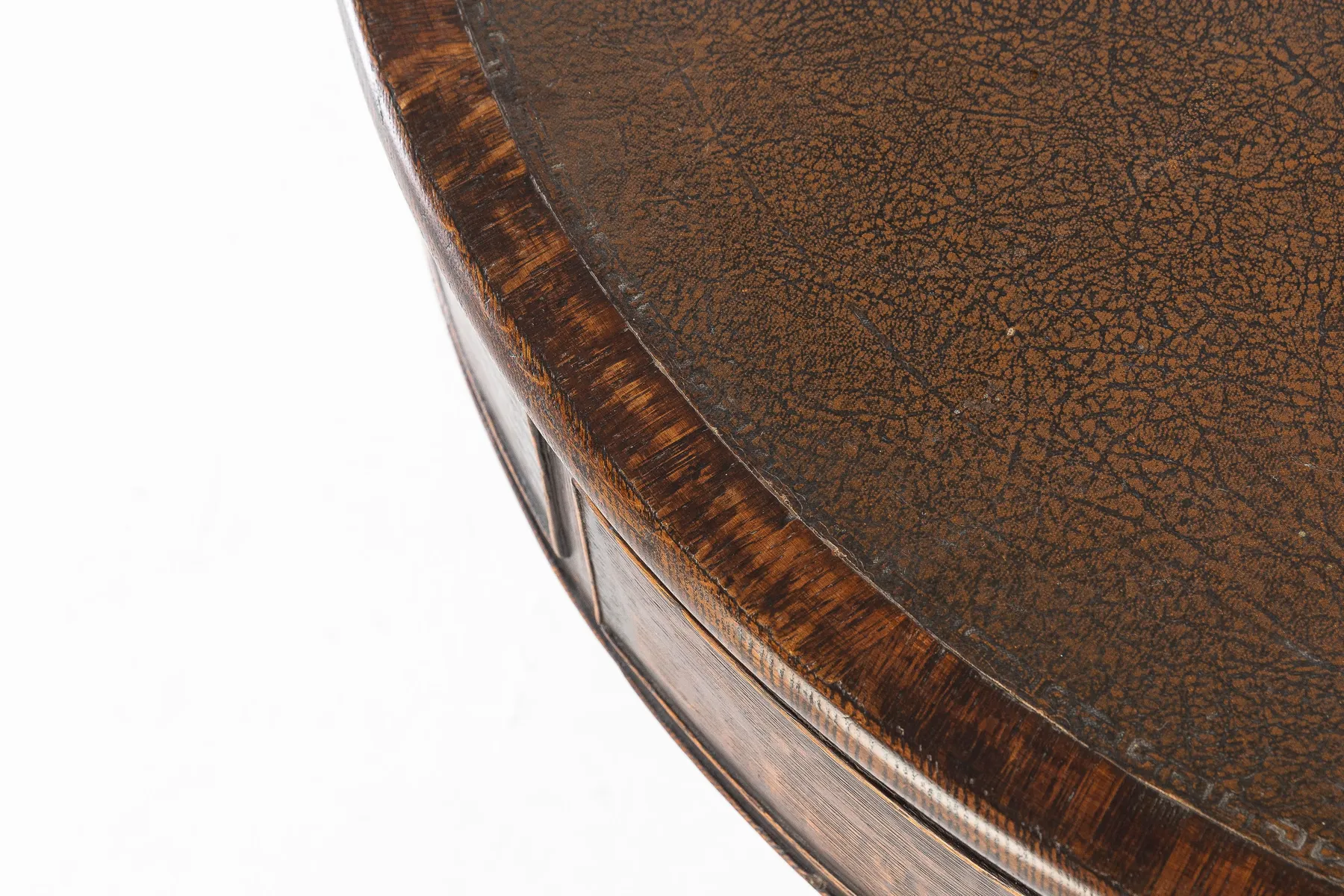 SOLD, 19th Century Regency Oak Drum Table