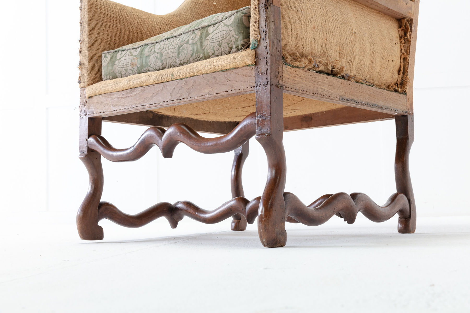 SOLD, 19th Century French Os De Mouton Armchair