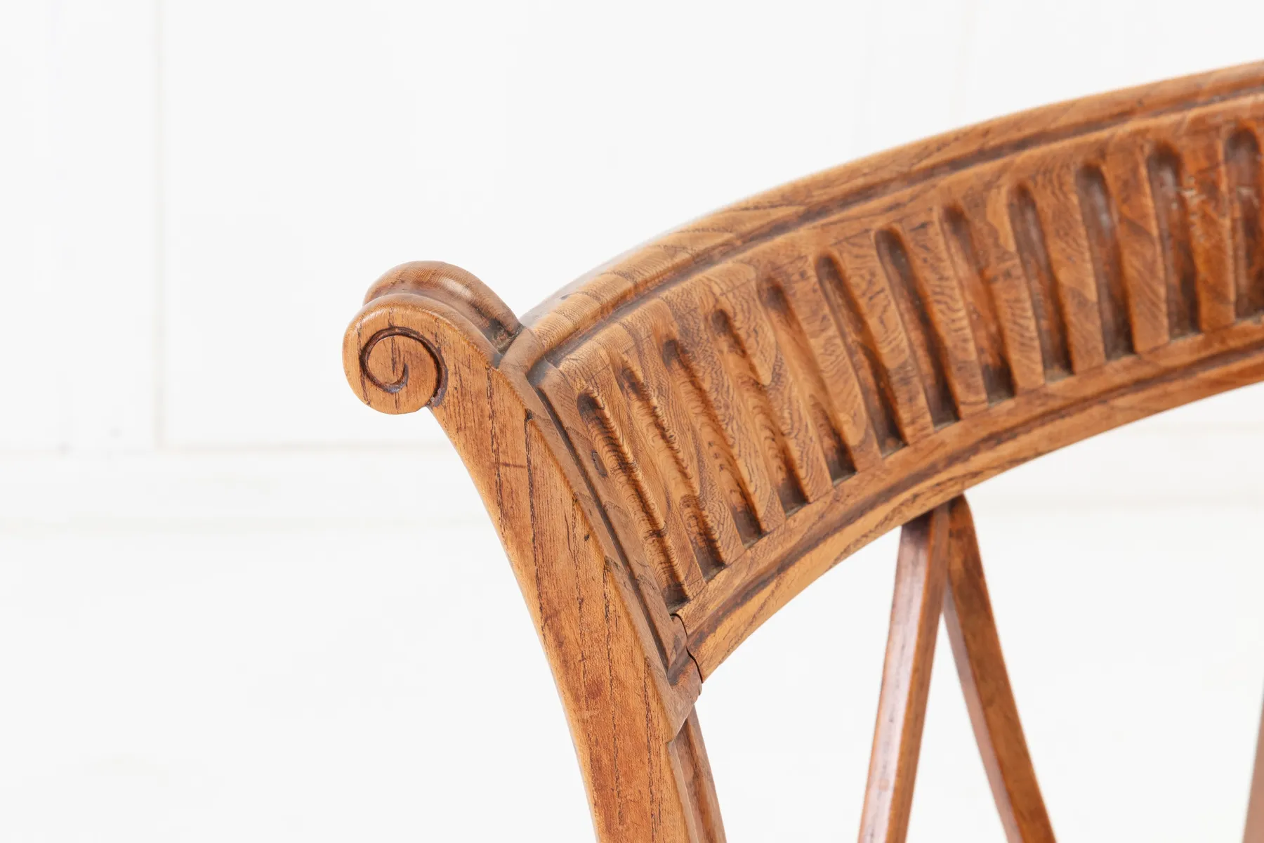 SOLD, Set of Six 18th Century French Elmwood Chairs