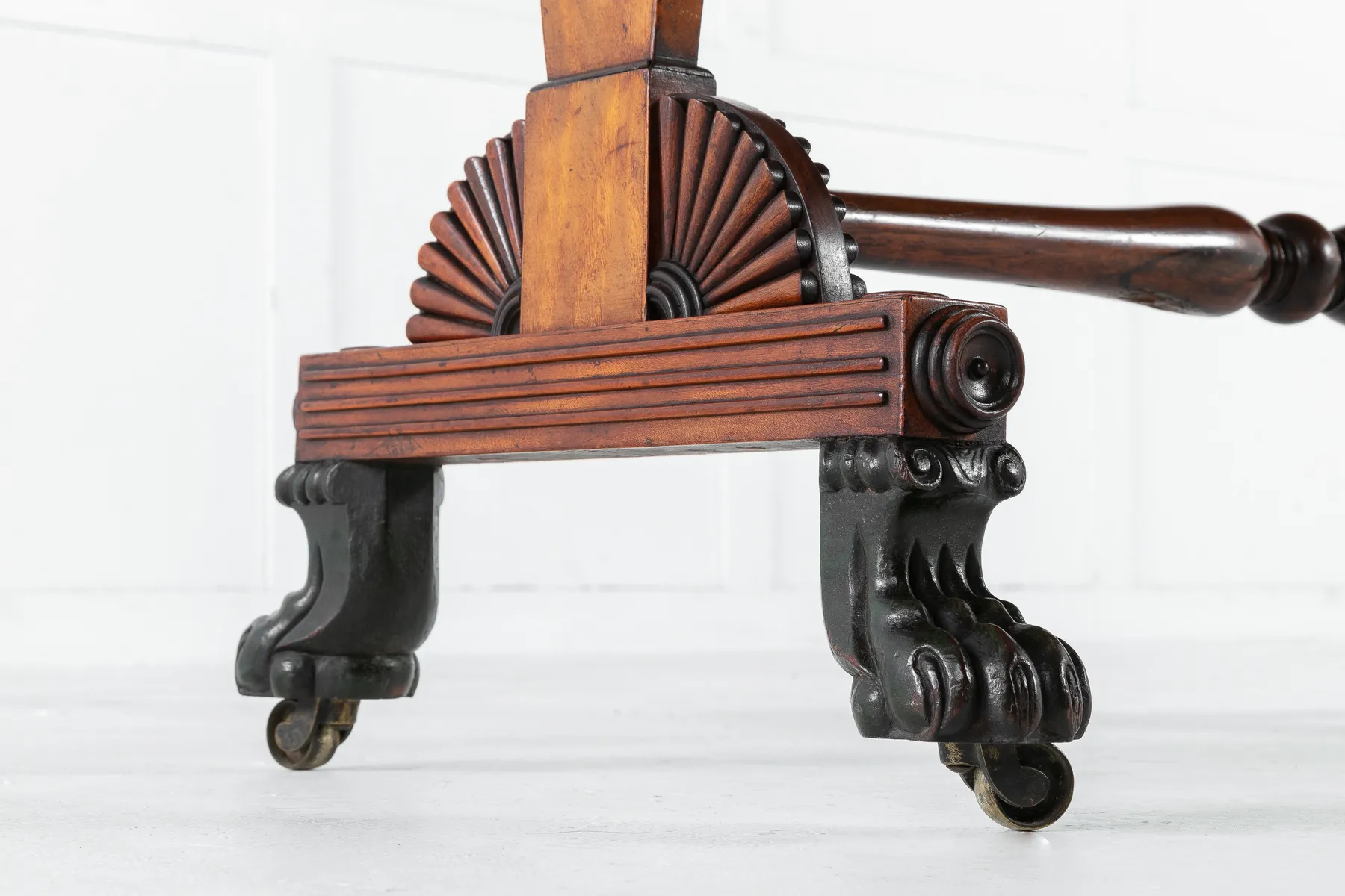 SOLD, Regency Satinwood and Rosewood Sofa Table