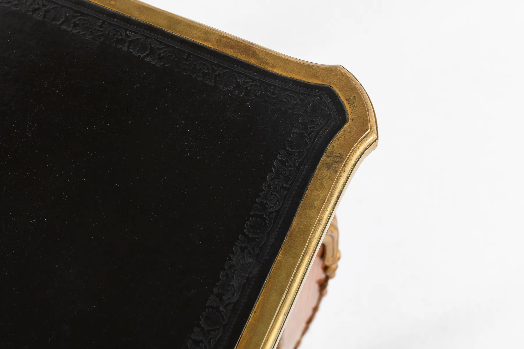 1940s French Kingwood Bureau Plat