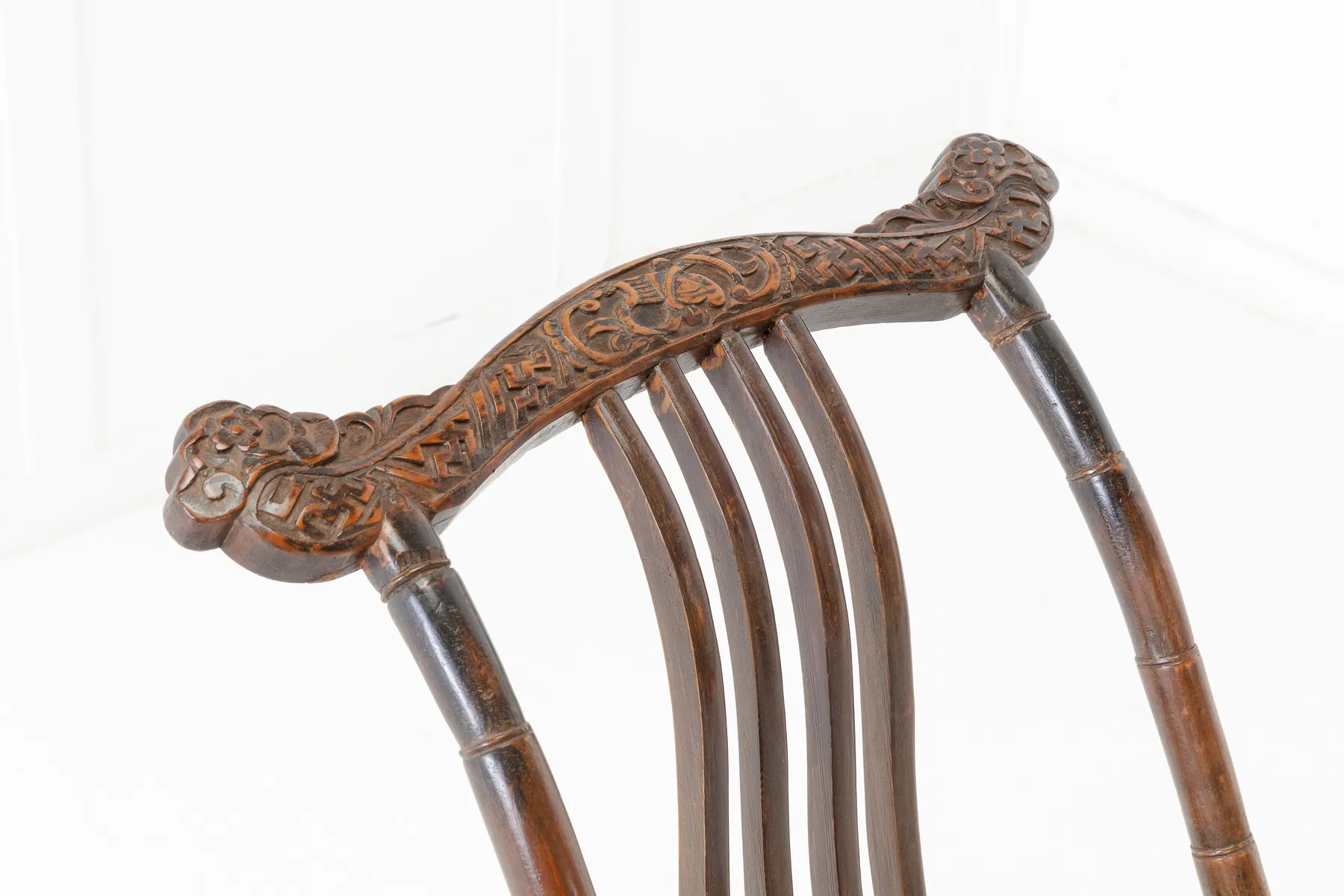 Pair of 19th Century Chinese Stargazing Chairs