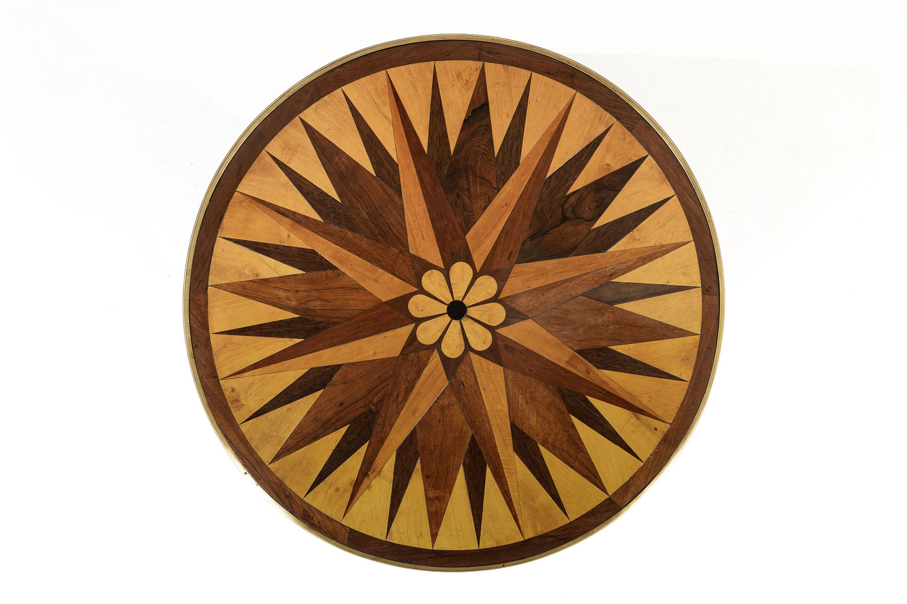 19th Century French Specimen Wood Inlaid Centre Table