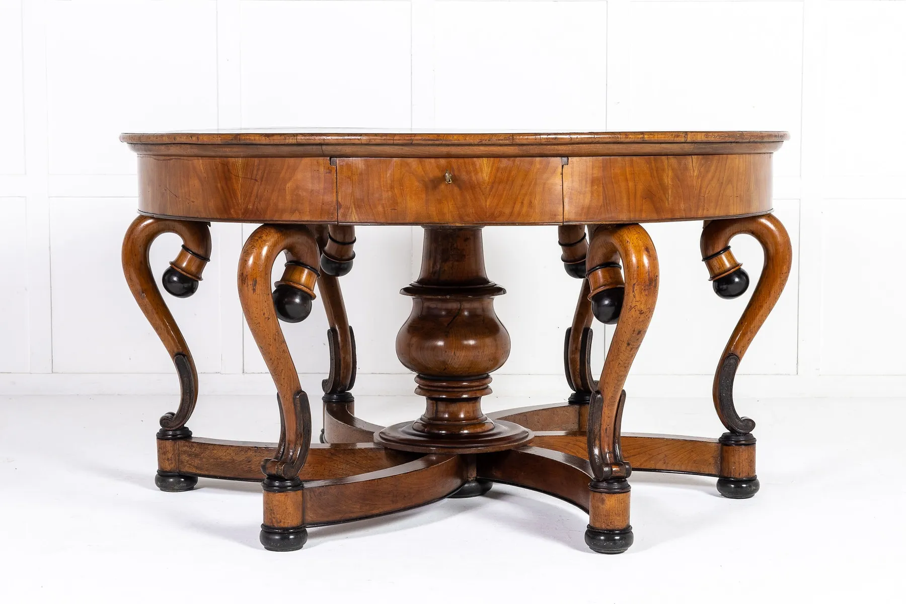 Large Early 19th Century Cherry Biedermeier Centre Table