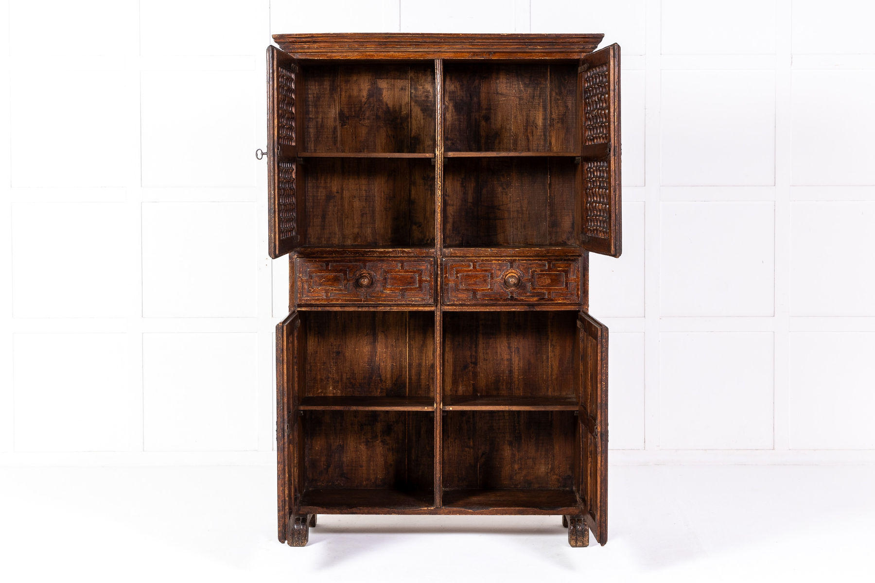Early 18th Century Spanish Walnut Cabinet