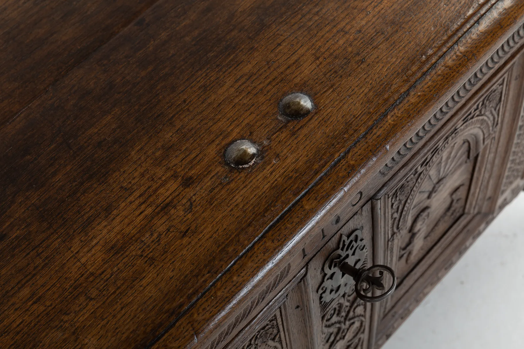 SOLD, Large 18th Century Dutch Oak Coffer