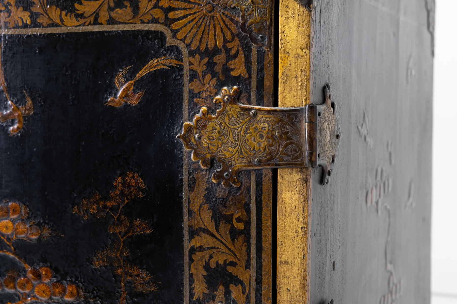 Late 17th Century Chinoiserie Cabinet on Stand