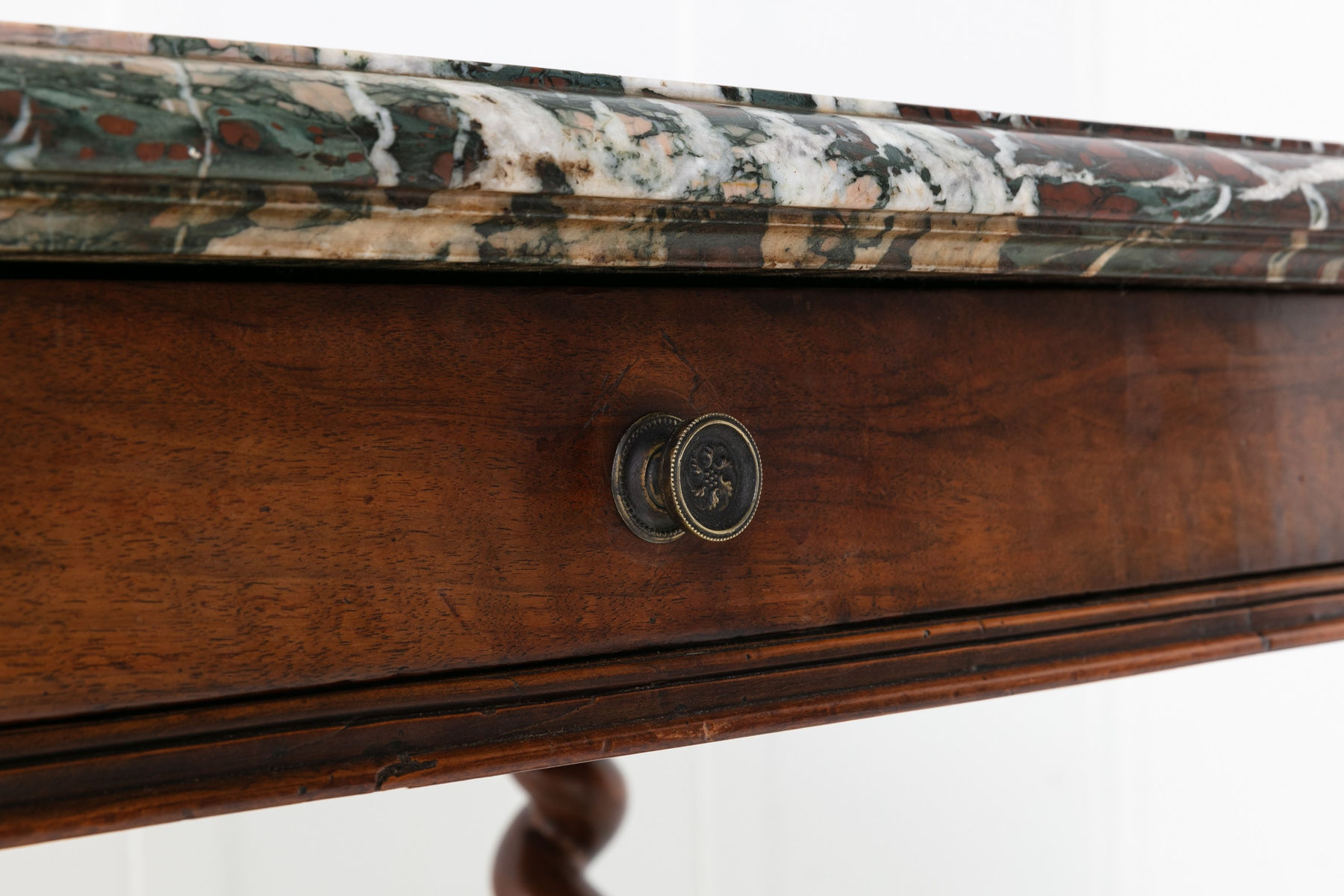 SOLD, 18th Century French Table with Marble Top