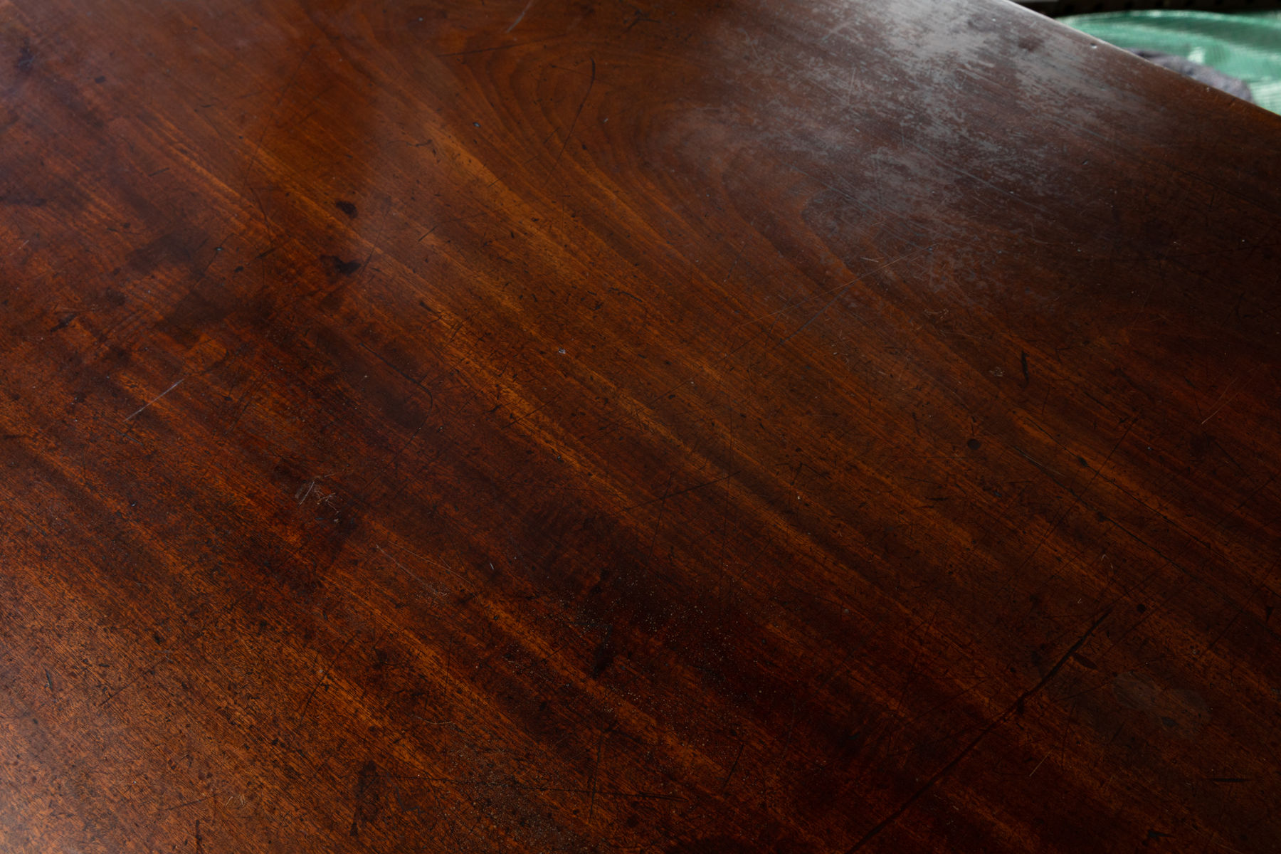 George III Mahogany Serpentine Side/Serving Table