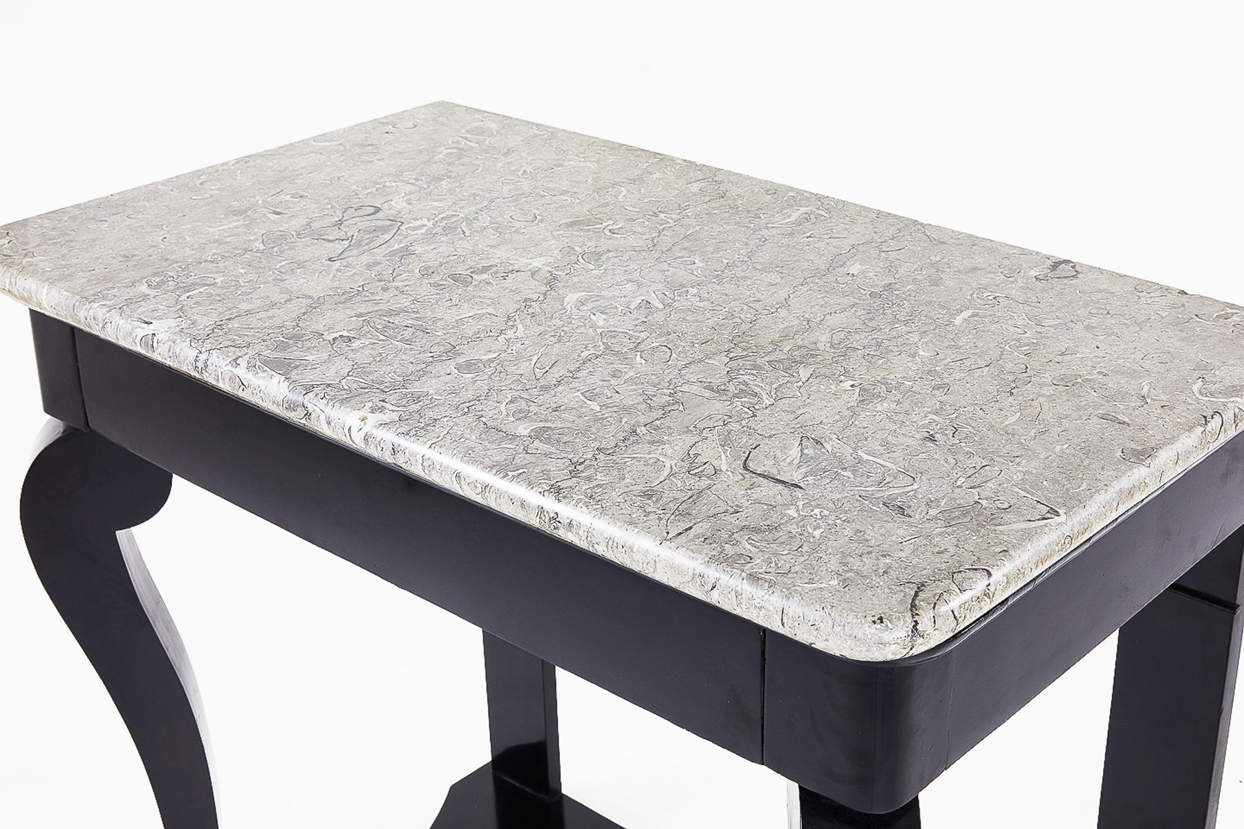 19th Century French Console Table with Marble Top