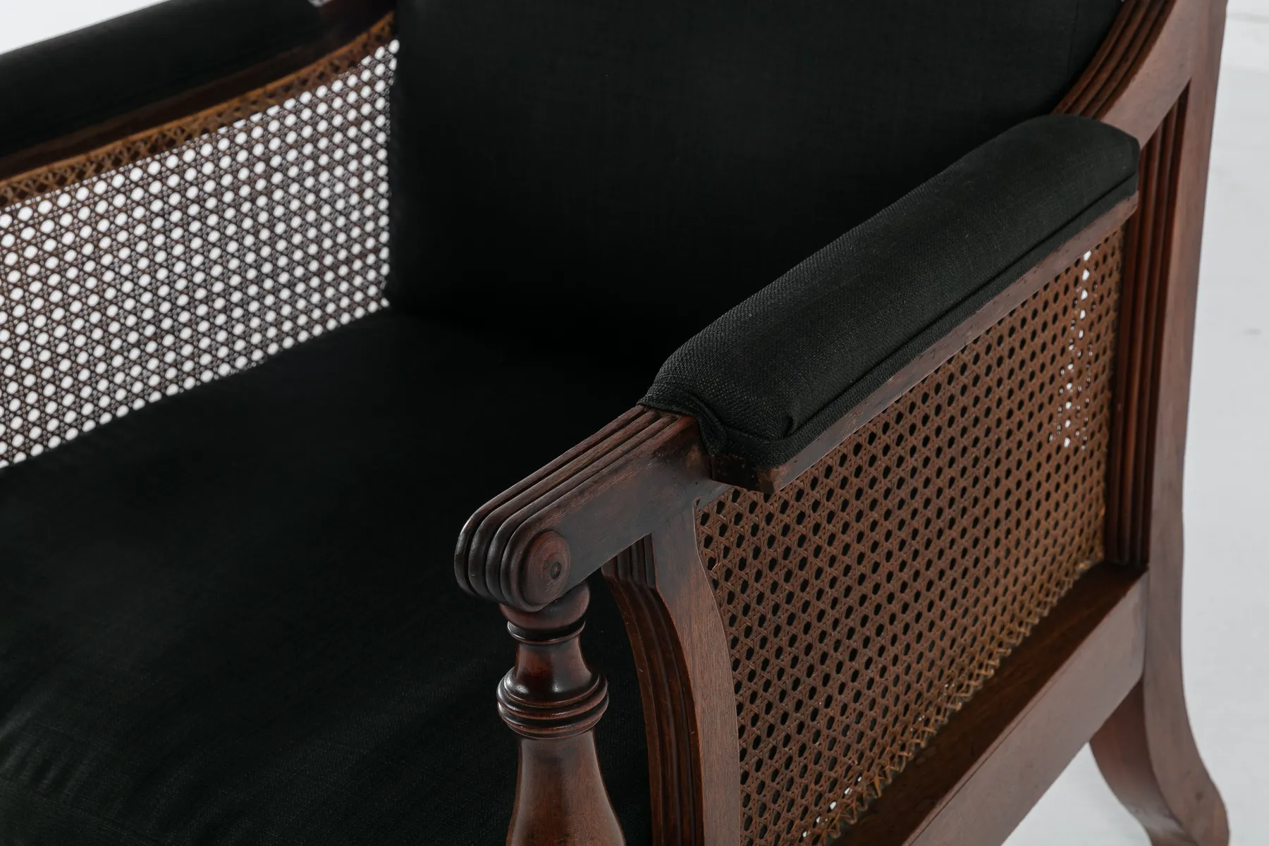 Early 19th Century English Mahogany Library Chair