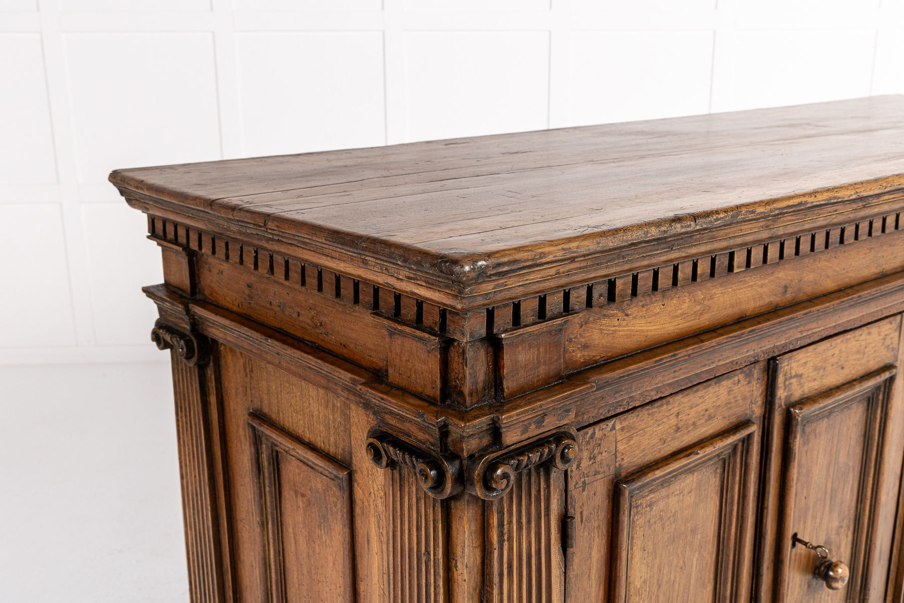 18th Century Italian Walnut Sideboard/Cabinet