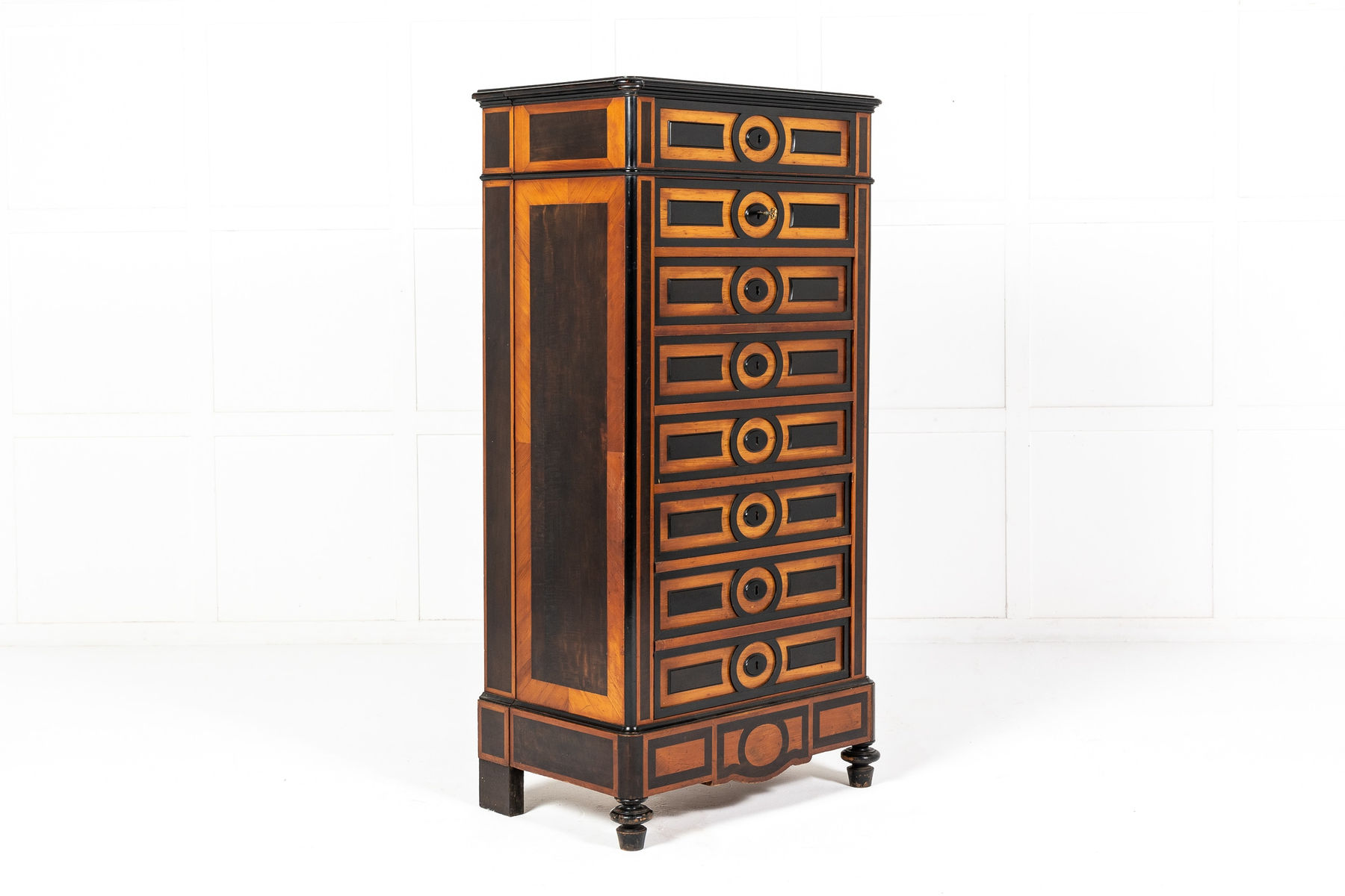 19th Century French Ebony and Kingwood Secrétaire