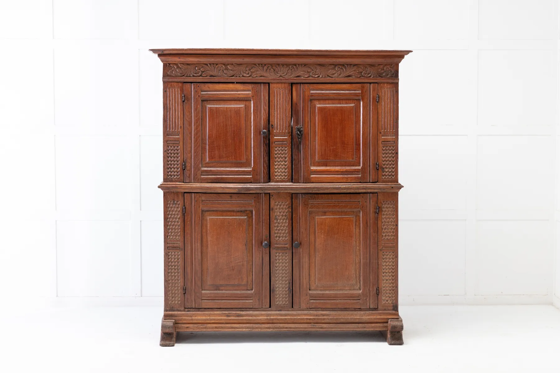 SOLD, 18th Century Flemish Oak Cabinet
