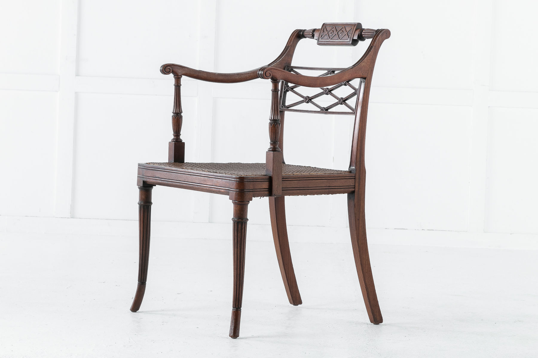 SOLD, Early 19th Century Regency Mahogany Desk Chair