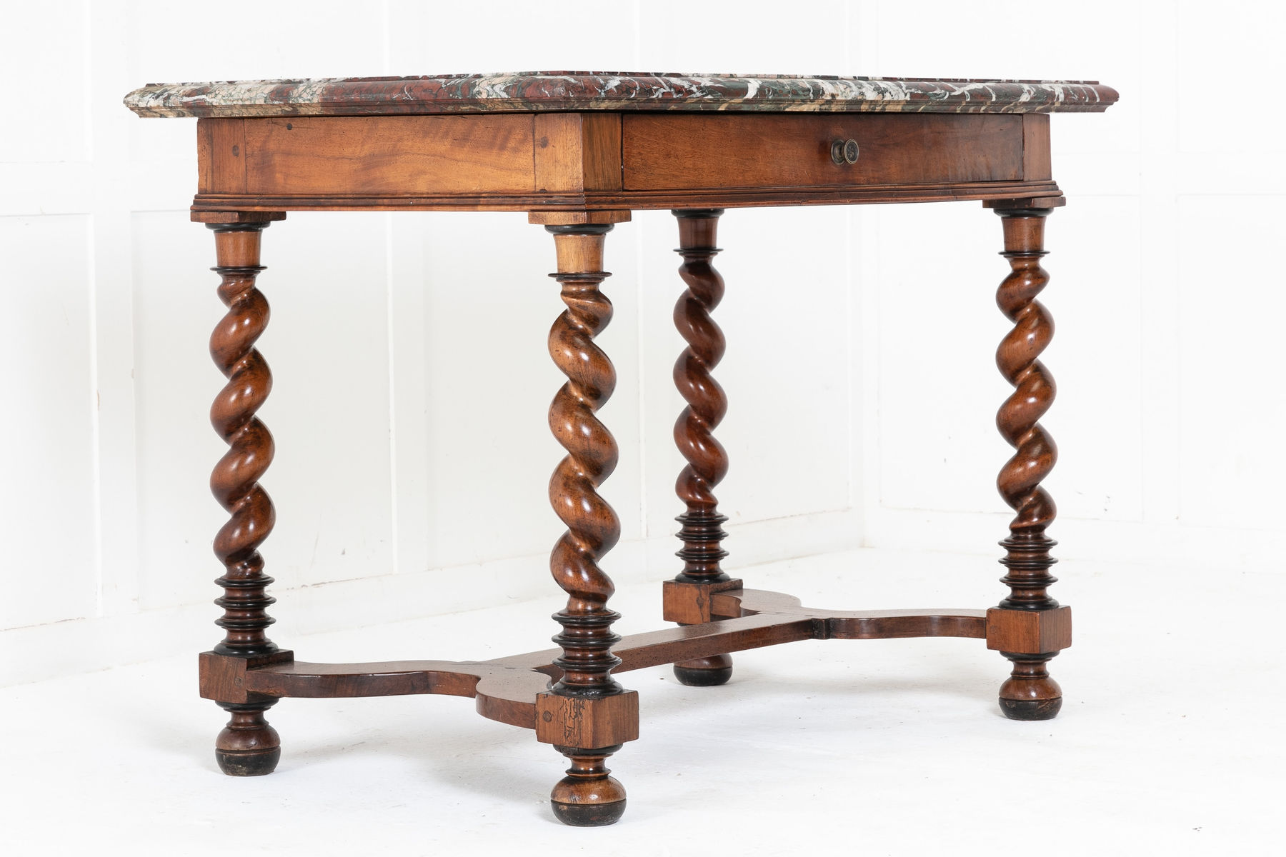 SOLD, 18th Century French Table with Marble Top