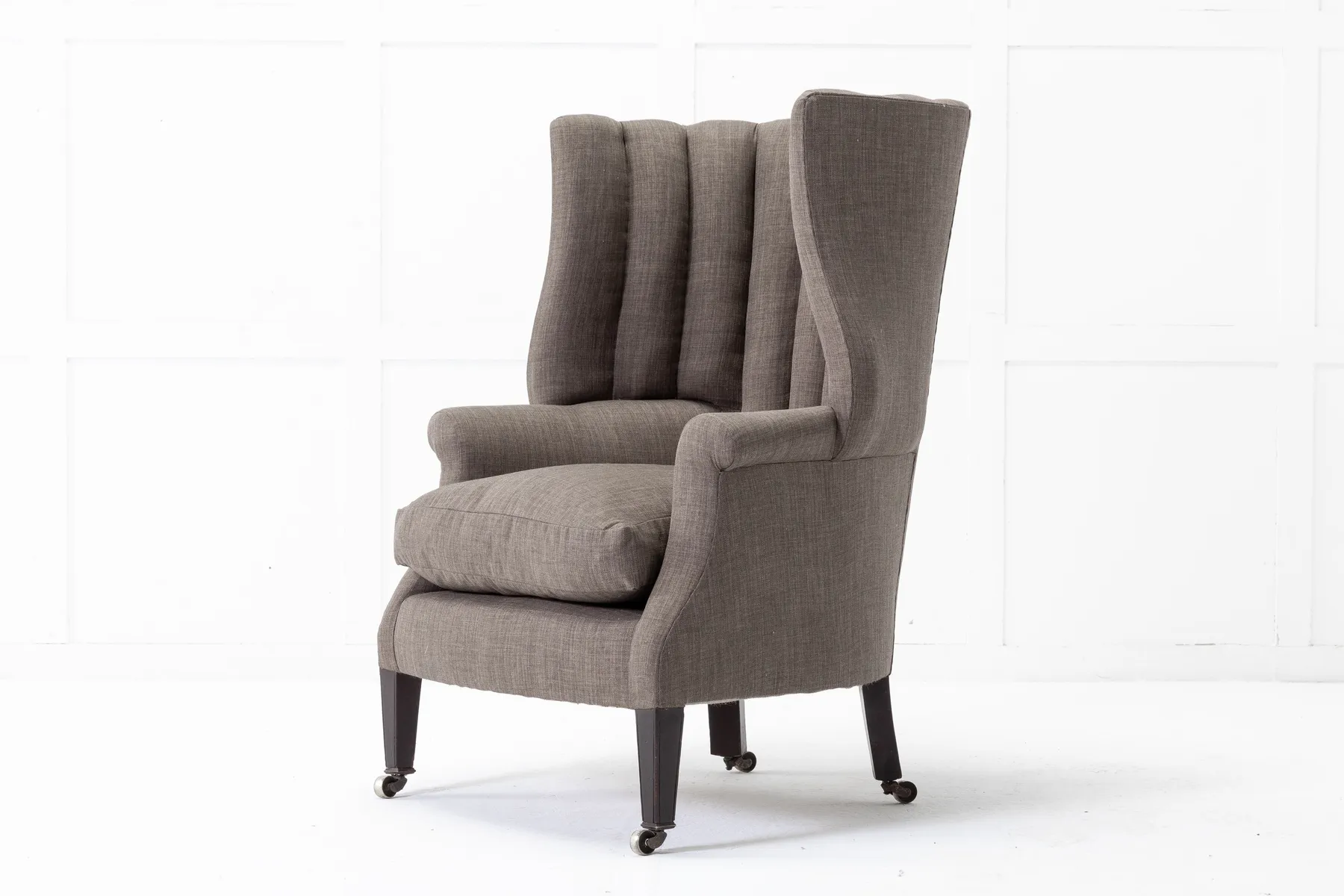 19th Century English Barrel Back Armchair